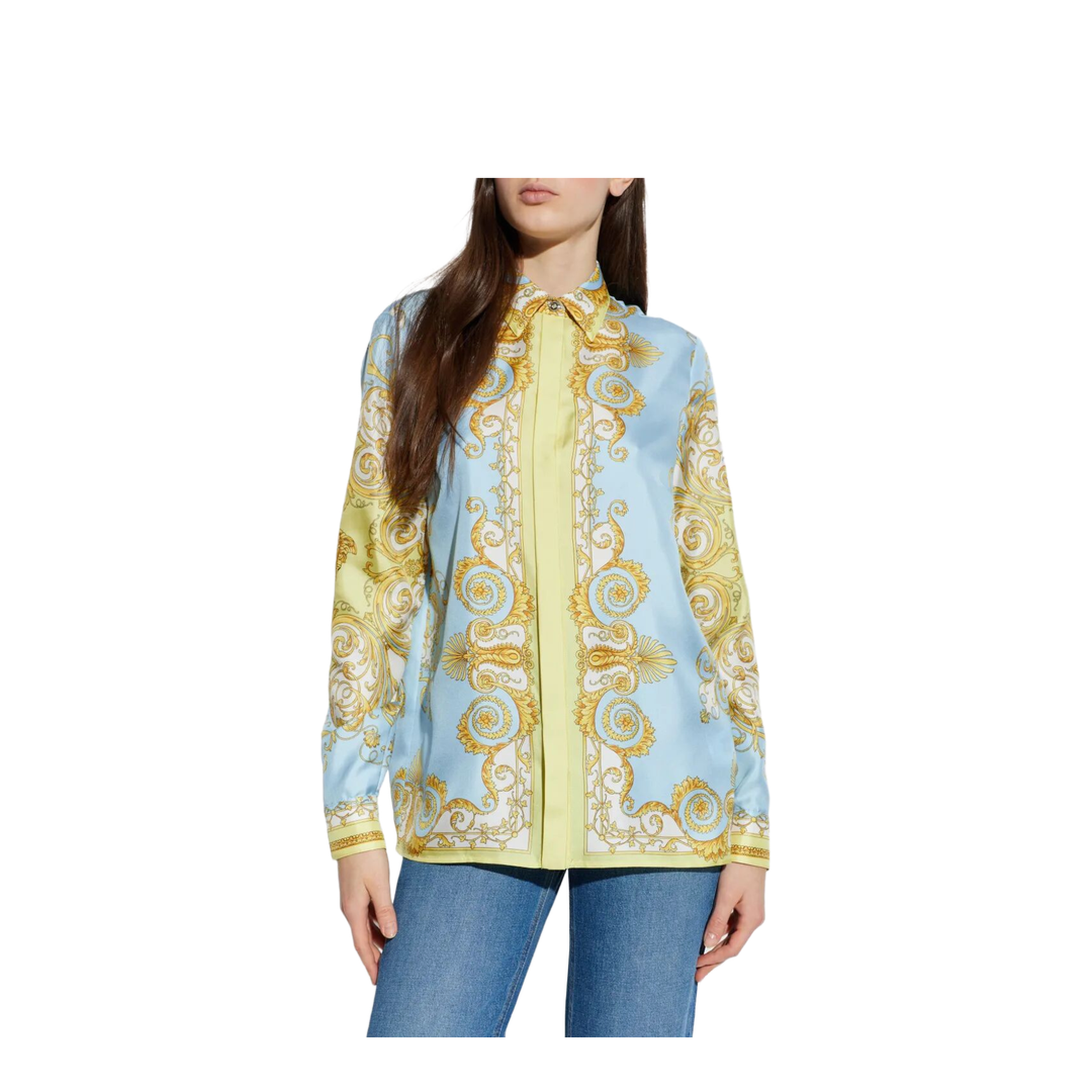 MAYFEYR - Versace - Baroque-Printed Silk Shirt - 10013601A17165