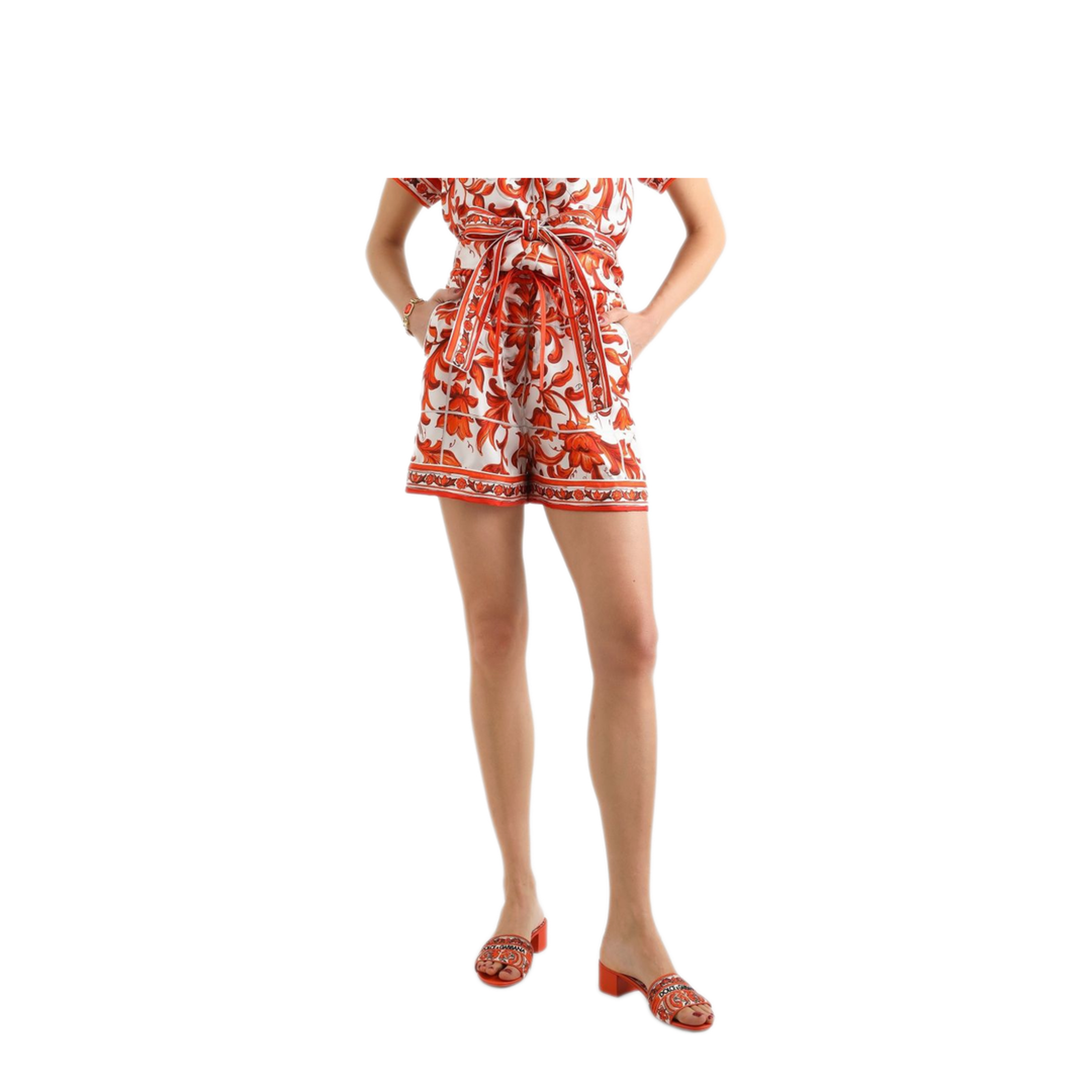 MAYFEYR - Dolce & Gabbana - Shorts Orange - FTDB8TGDDRES9000