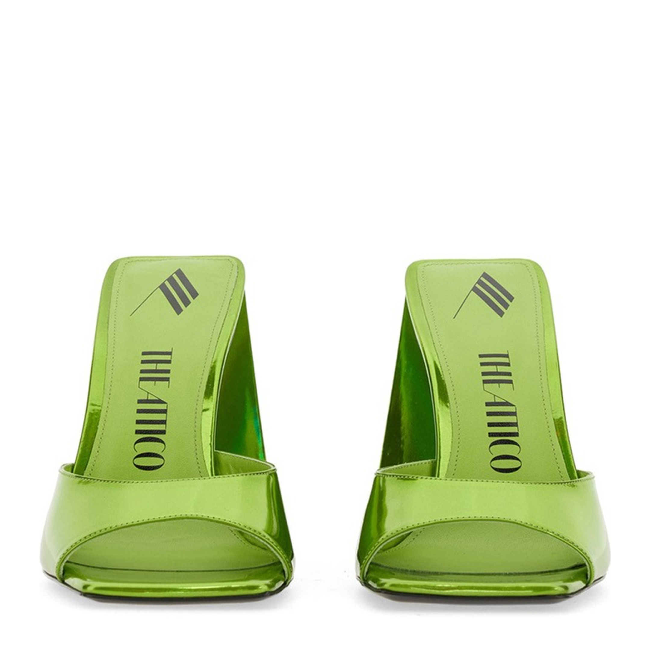 Devon Holographic Green Mule