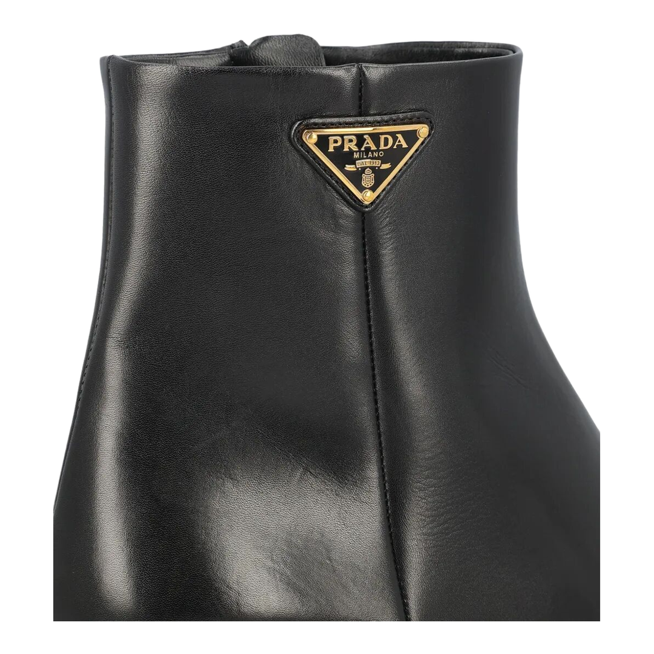 MAYFEYR - Prada - Leather Pointed Ankle Boots - 1T217OF055070