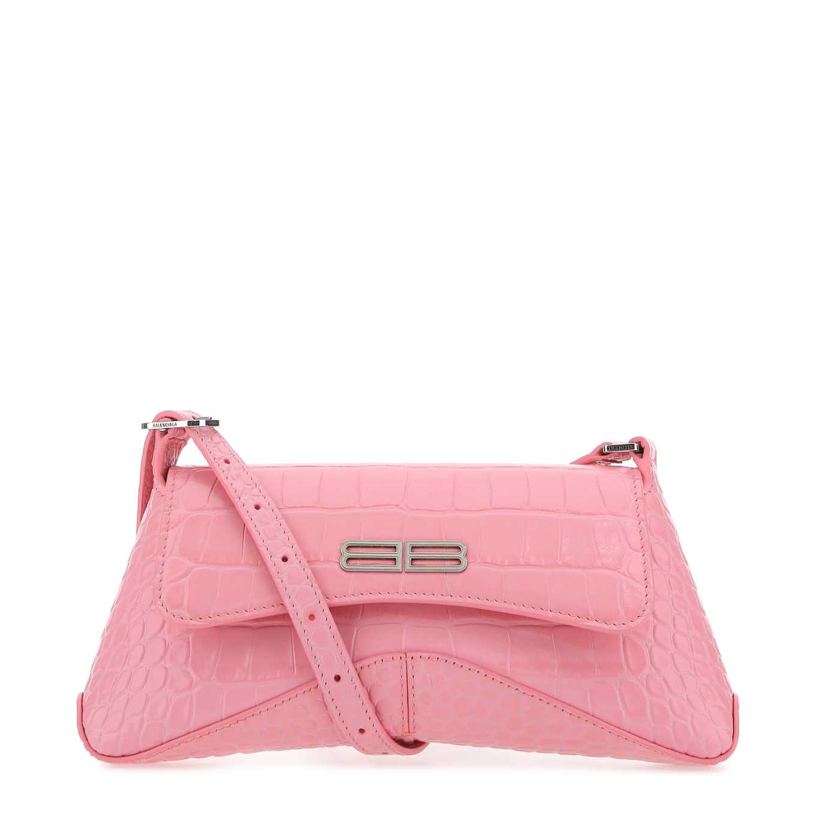 Balenciaga Croco-Embossed Leather XX Small Flap Bag