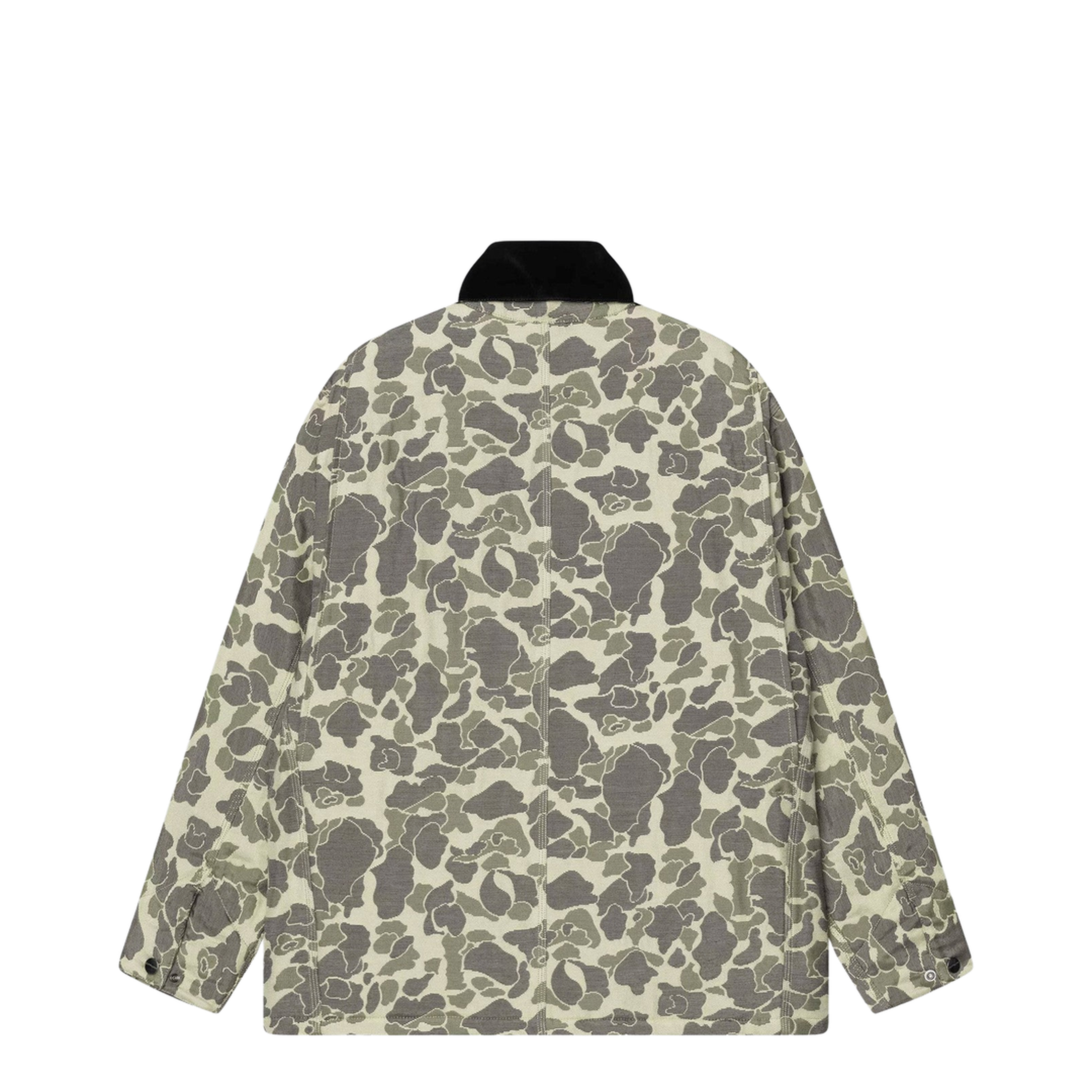 Tapestry Chore Coat Camo Duck Jacquard