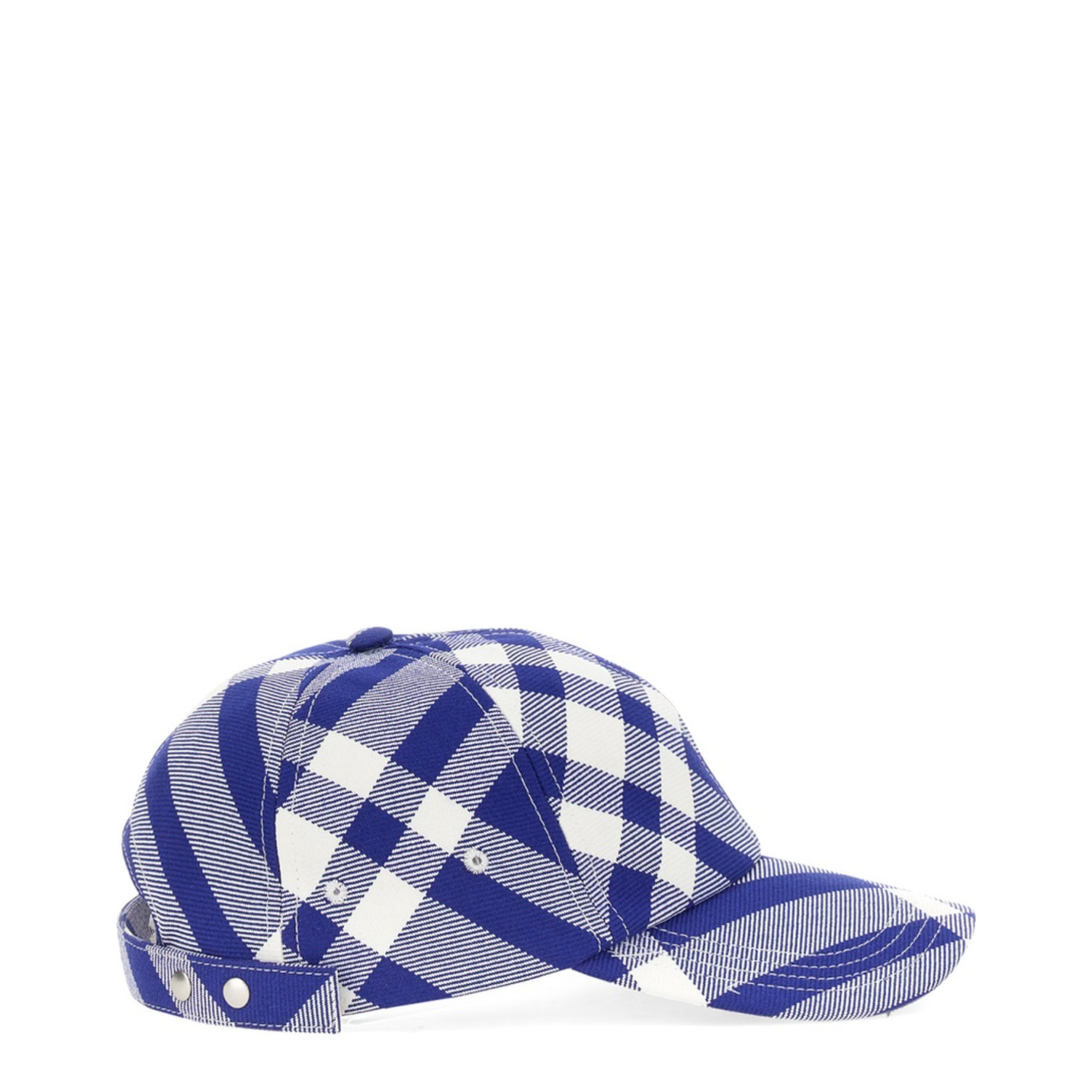 Baseball Cap with Tartan Pattern