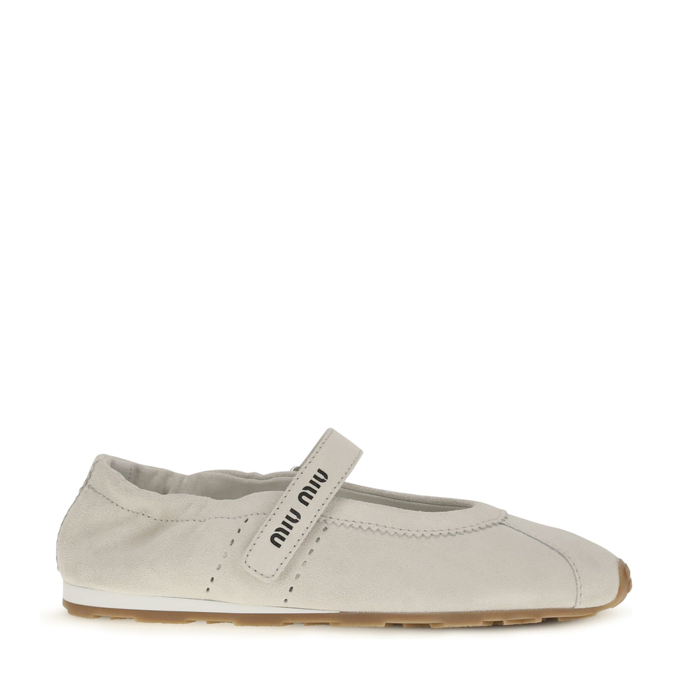 MAYFEYR - Miu Miu - Plume Suede Ballerinas - 5F370EF005JHX