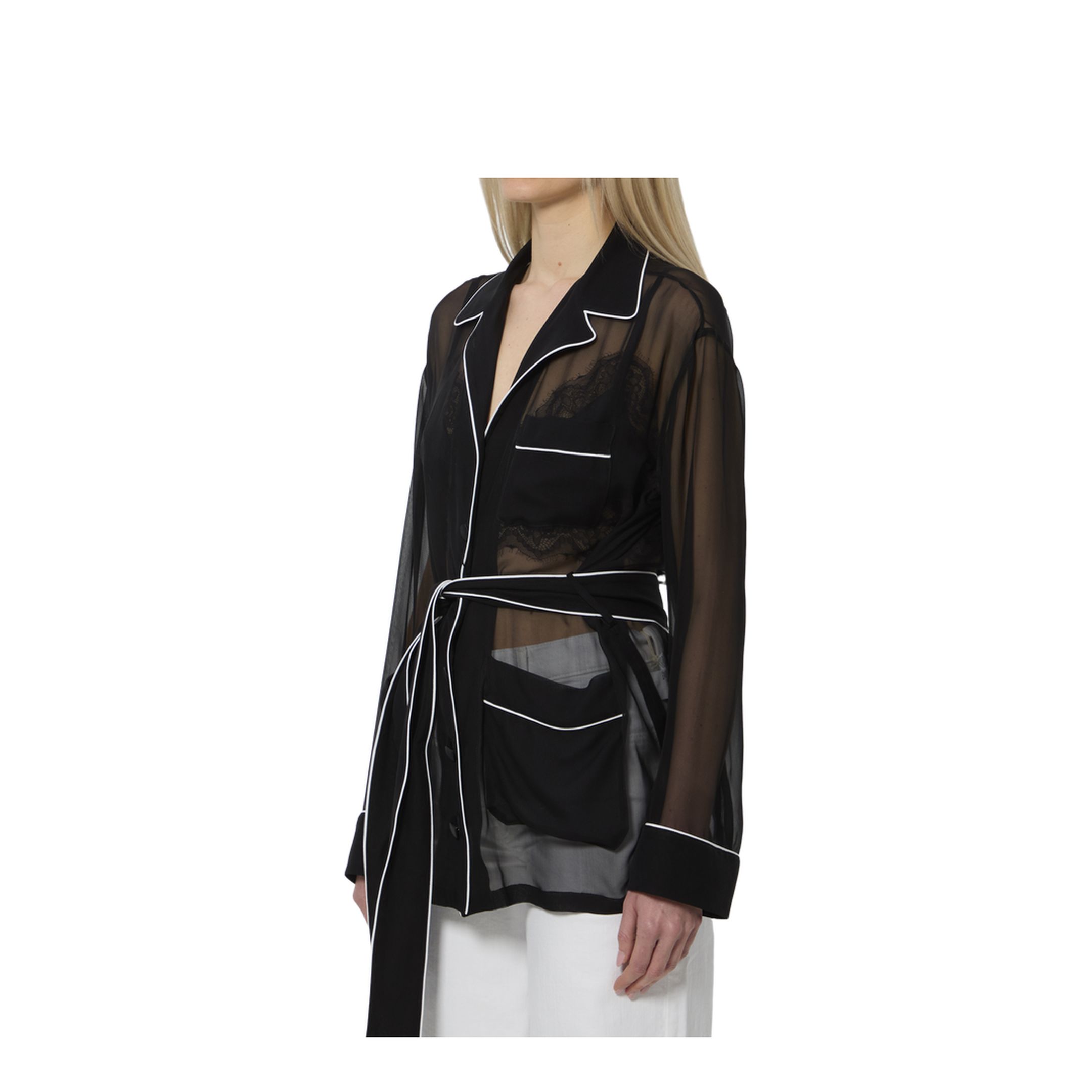 MAYFEYR - Dolce & Gabbana - Vanity Chiffon Shirt - F5U33TFU1ATN0000
