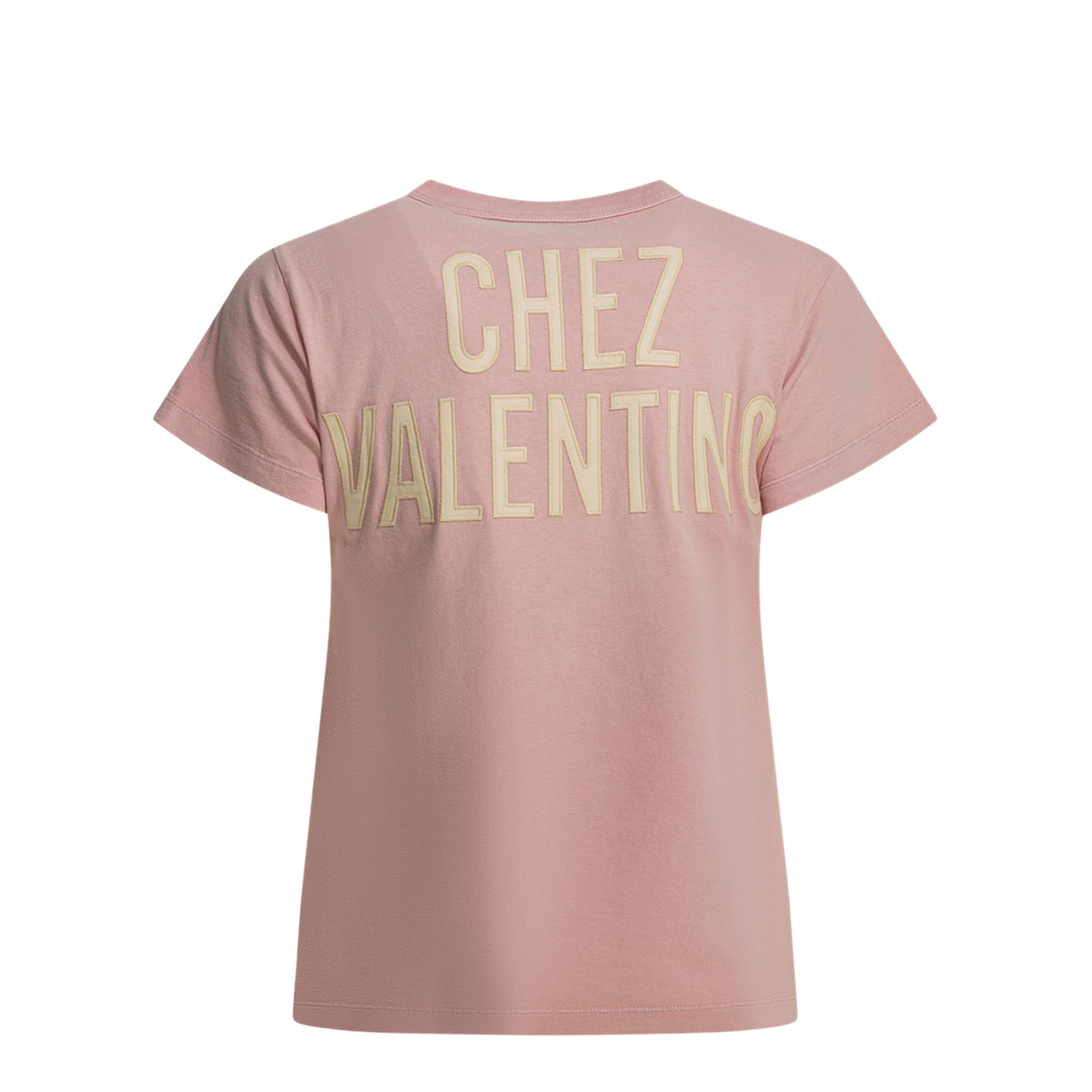 Printed Cotton T-Shirt Pink