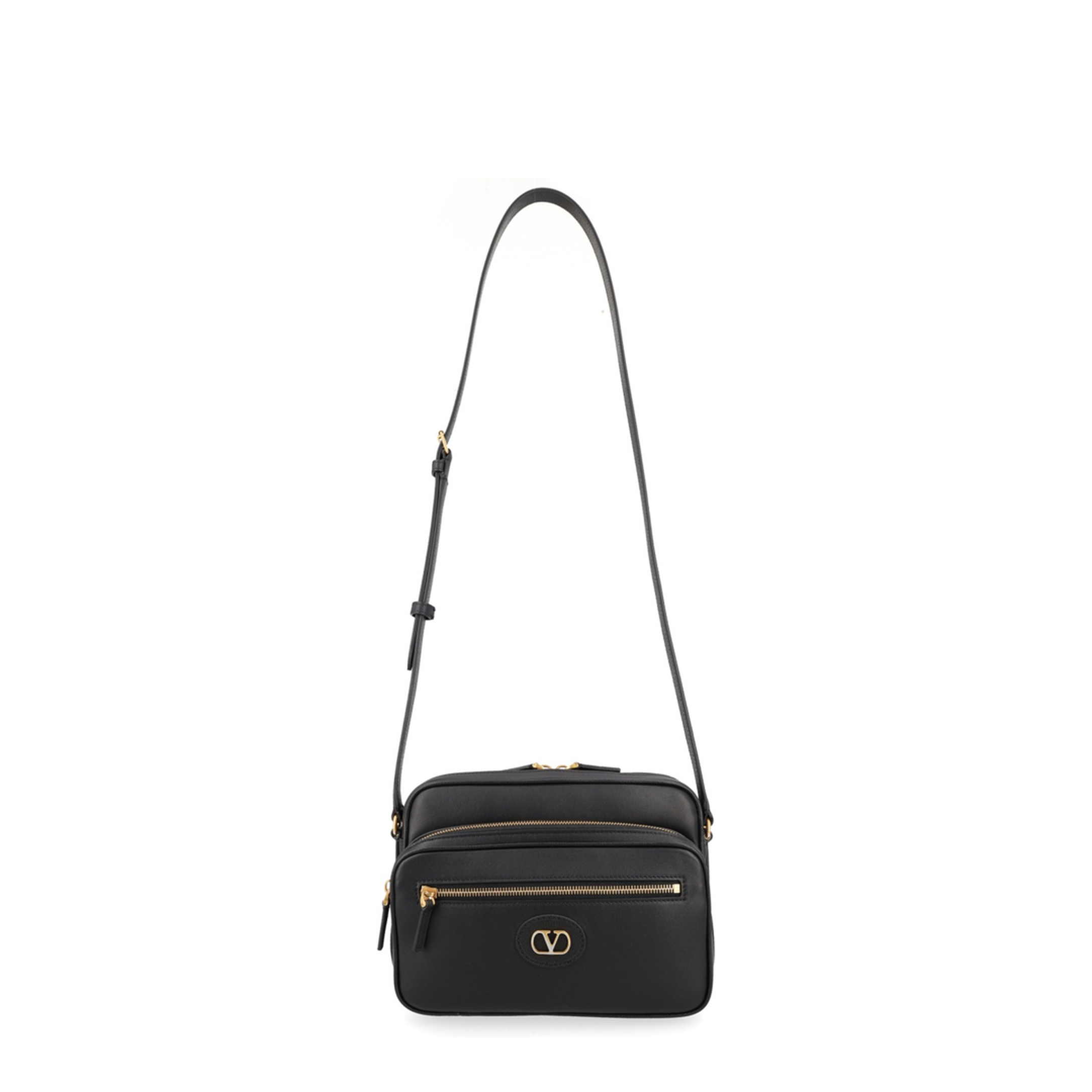 Antibes Calfskin Shoulder Bag - Black