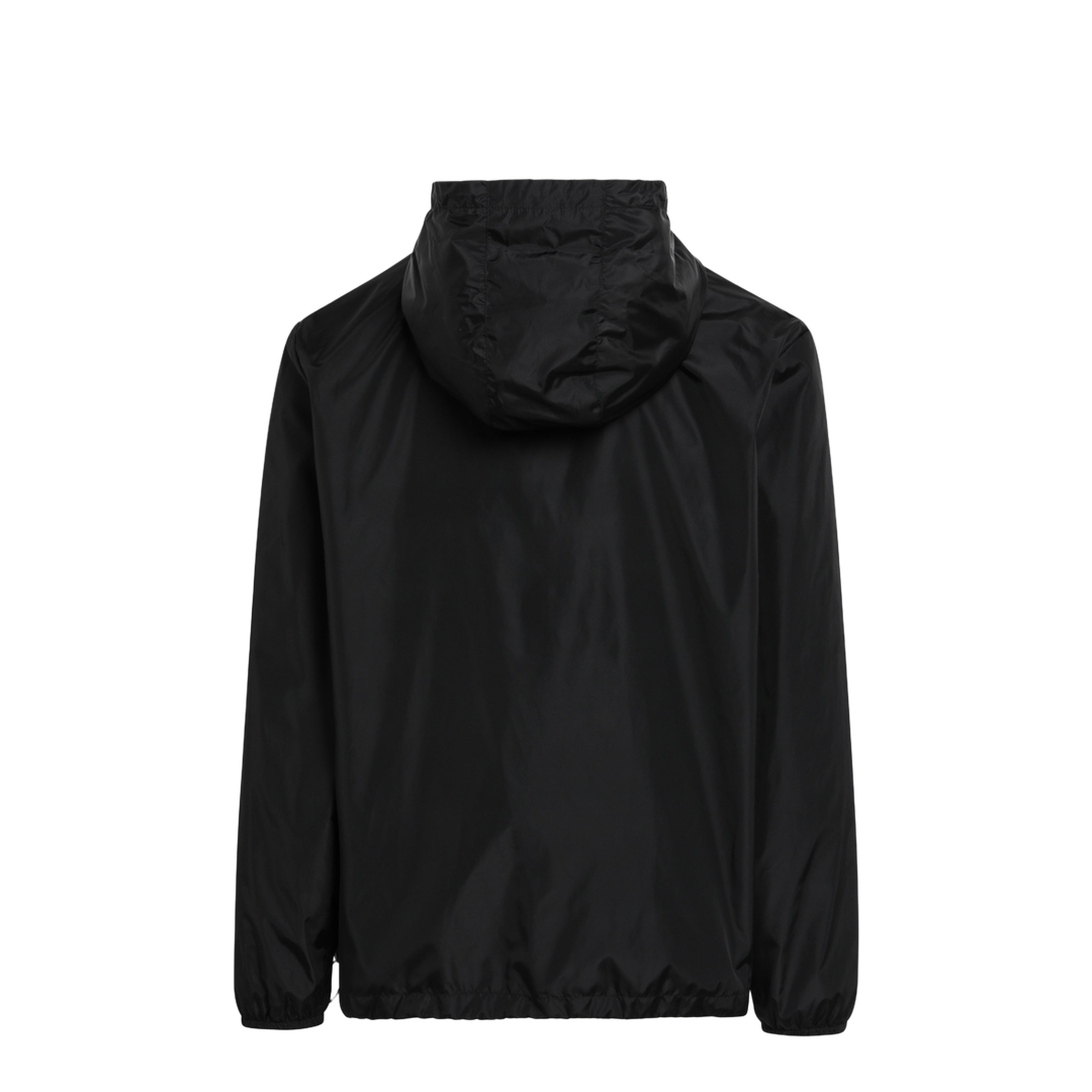 MAYFEYR - Valentino - Black Windbreaker With Vgold Detail - 8V0CI3466FN0NO