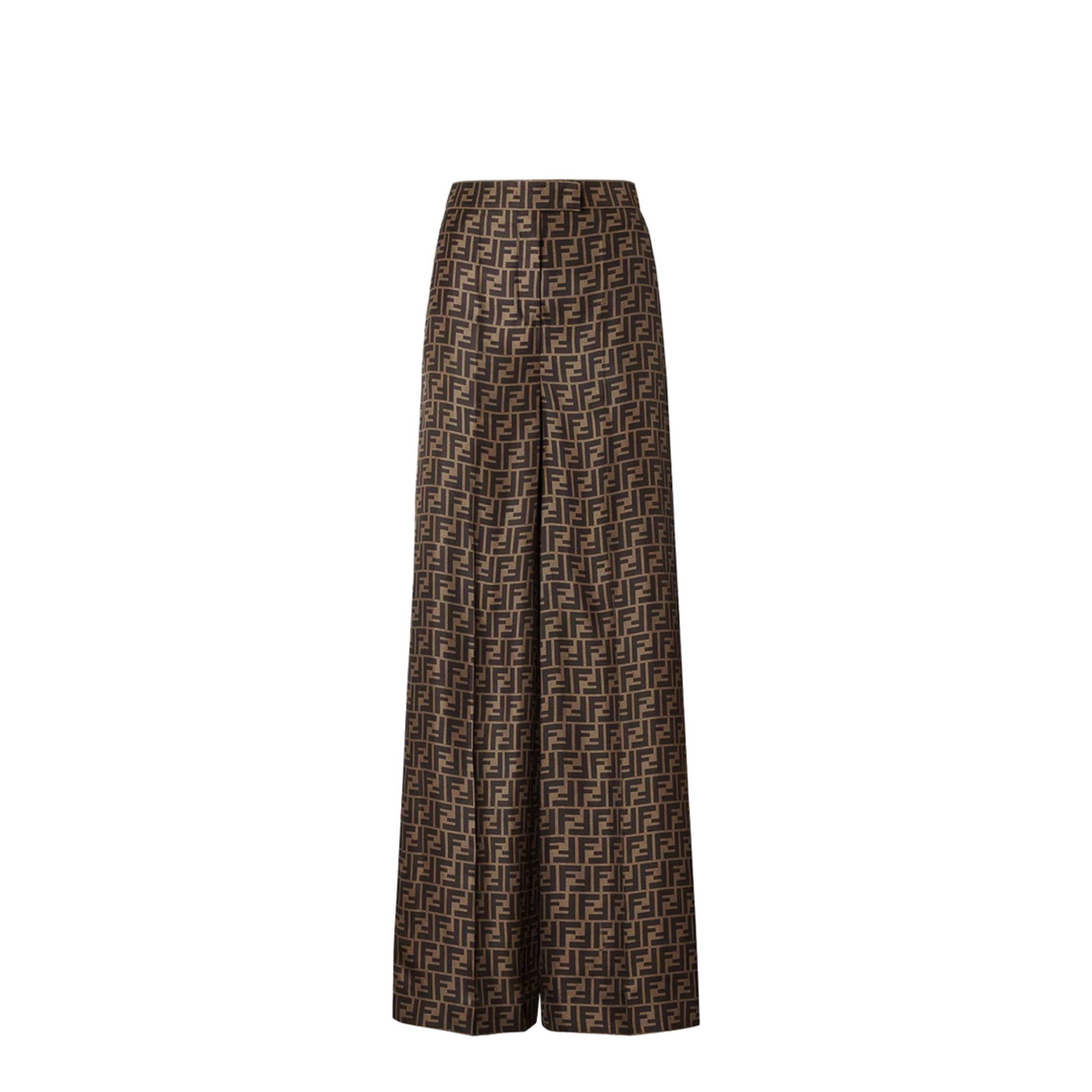 Trousers Silk Brown