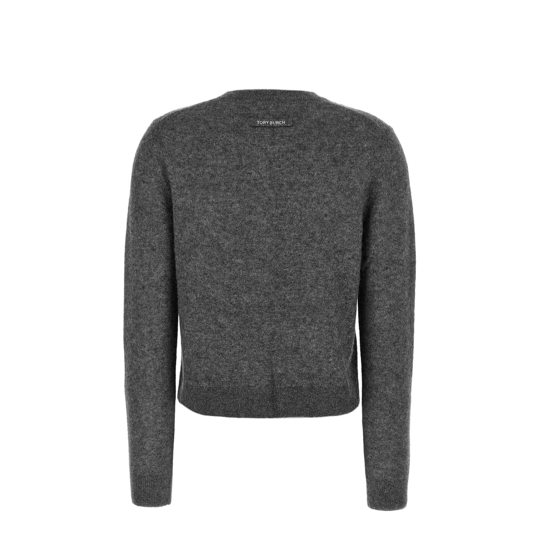 Embroidery Cardigan Grey