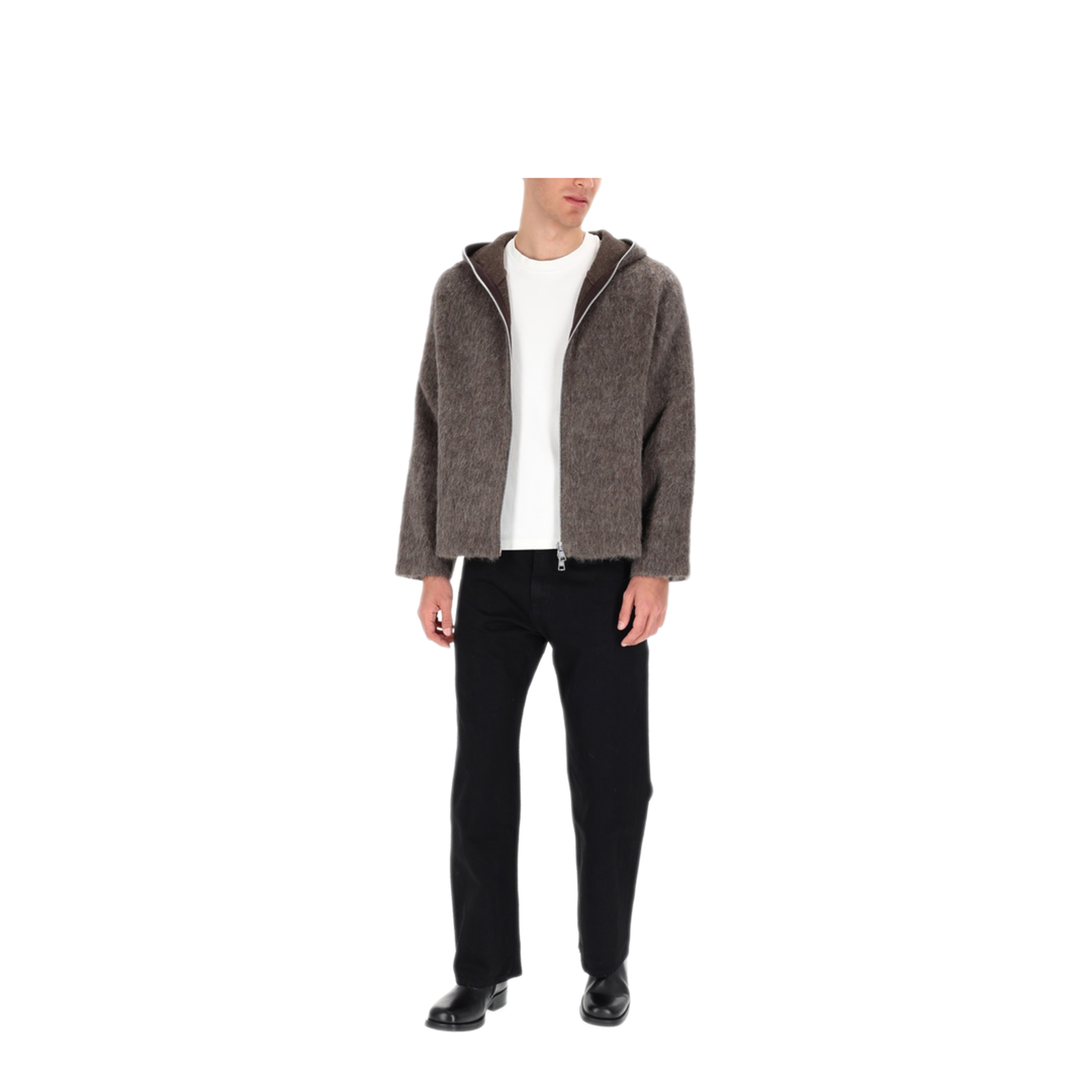 MAYFEYR - Our Legacy - Hooded Sweatshirt - M2266FMMOLEGREYHAIRYWOOL