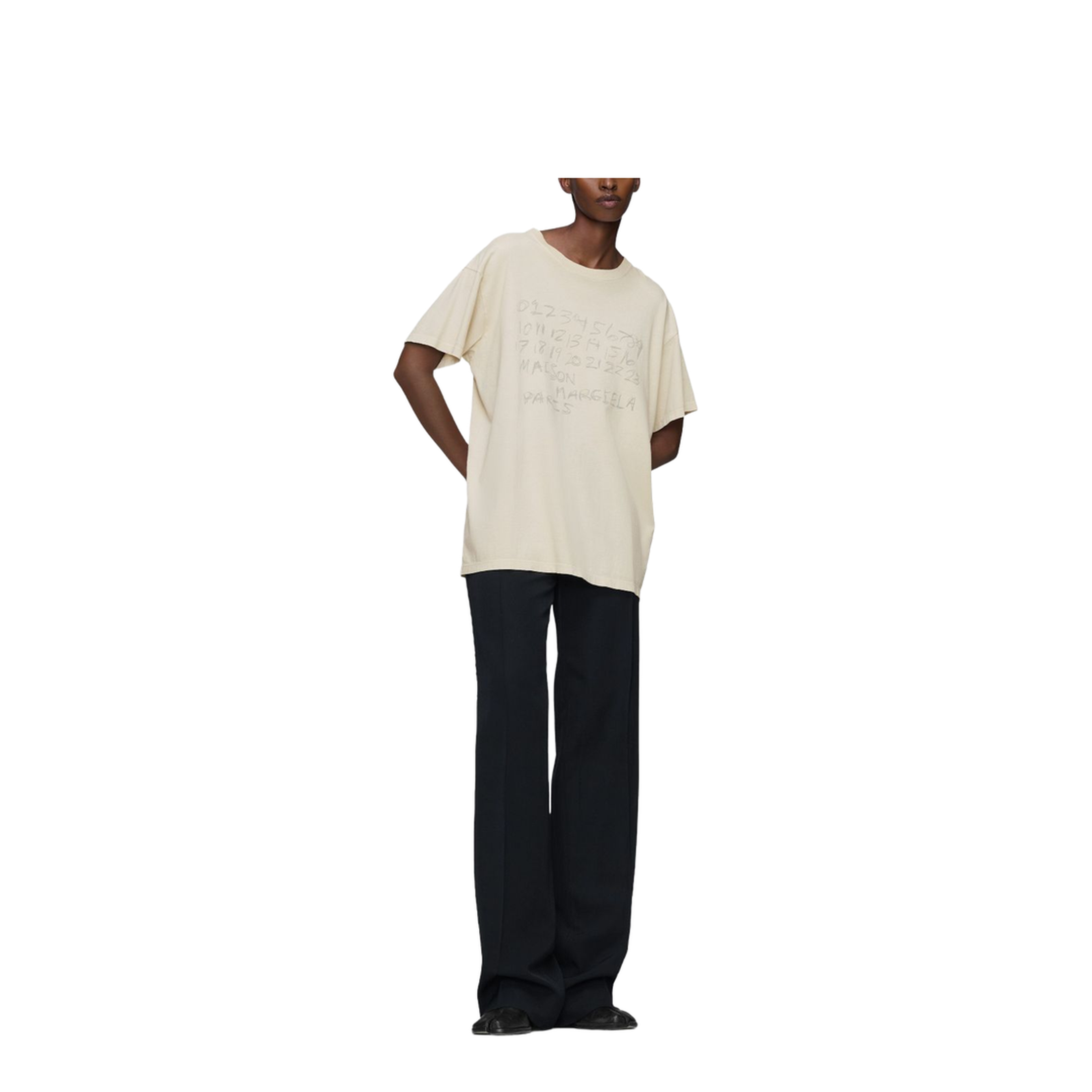 Numeric Sand-Coloured Cotton T-Shirt