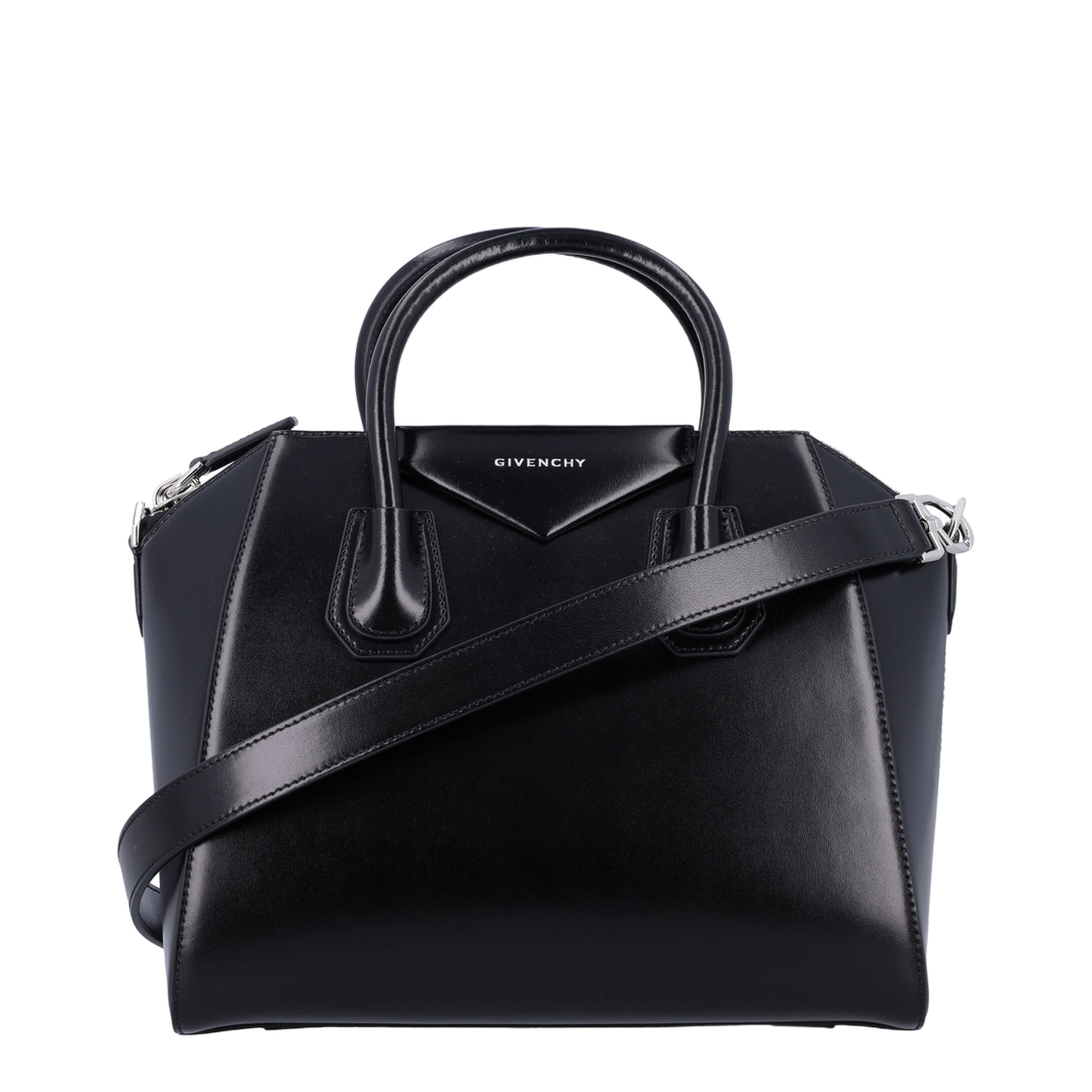 Antigona Small Leather Shoulder Bag