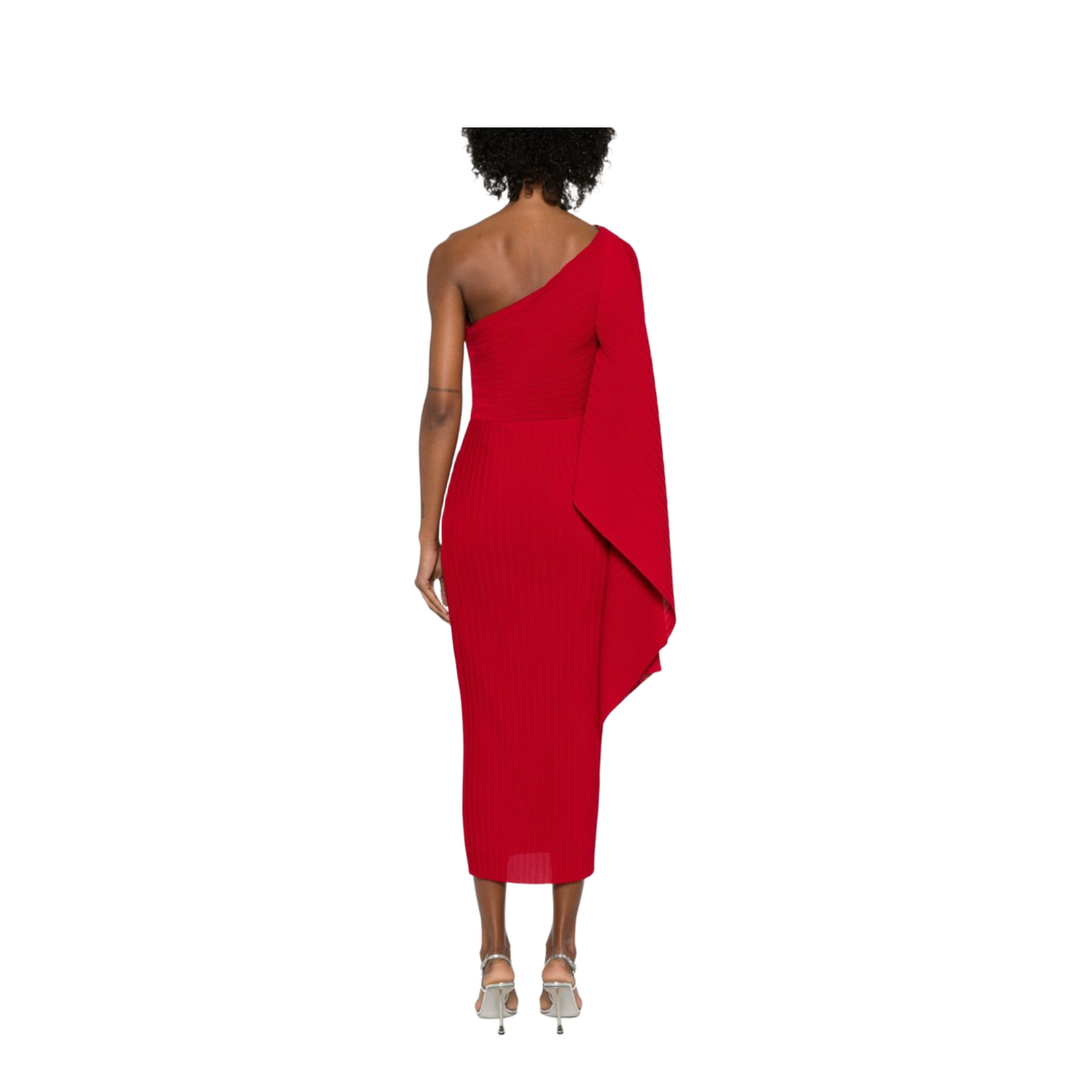 Red Lenna Midi Dress
