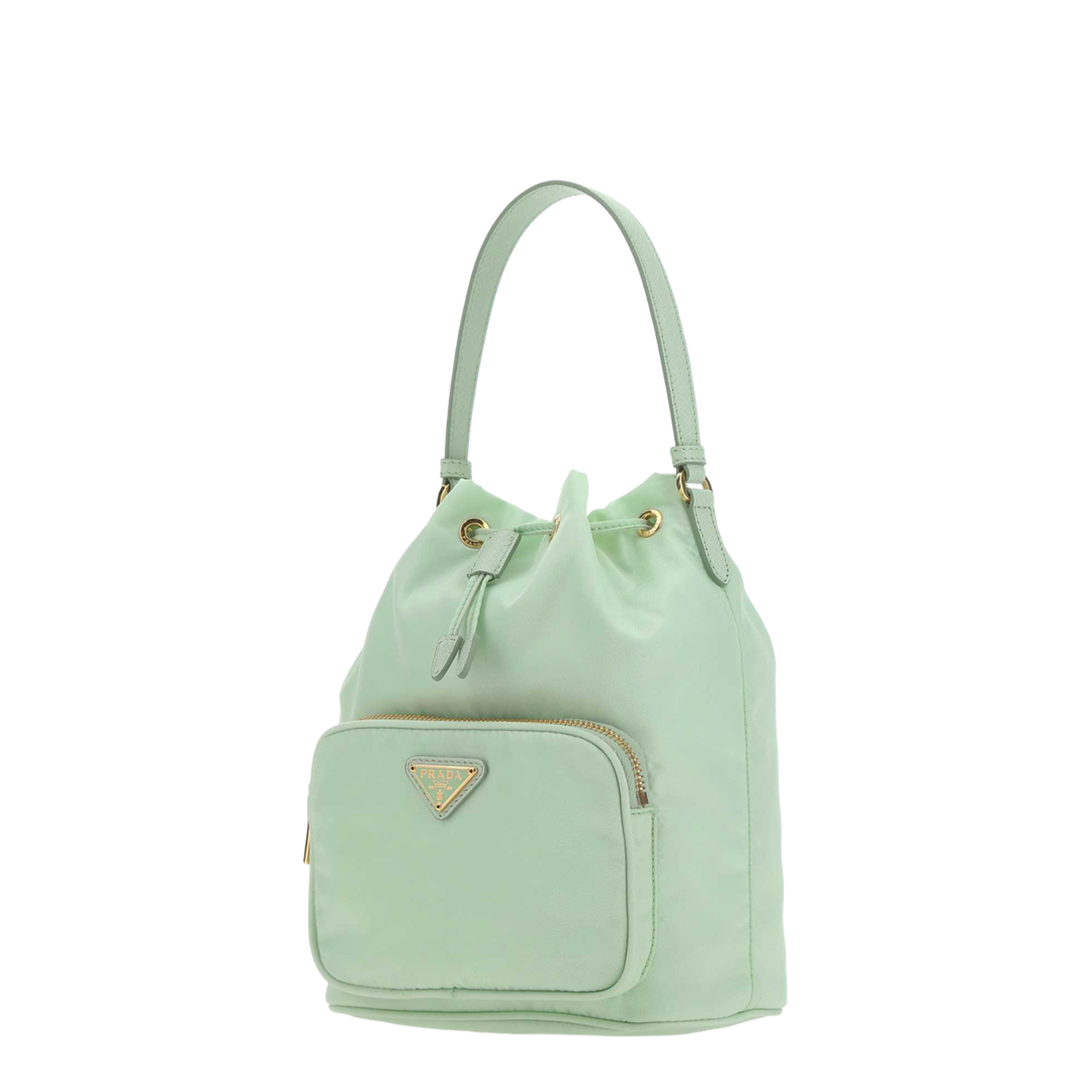 Pastel Green Re-nylon Bucket Bag