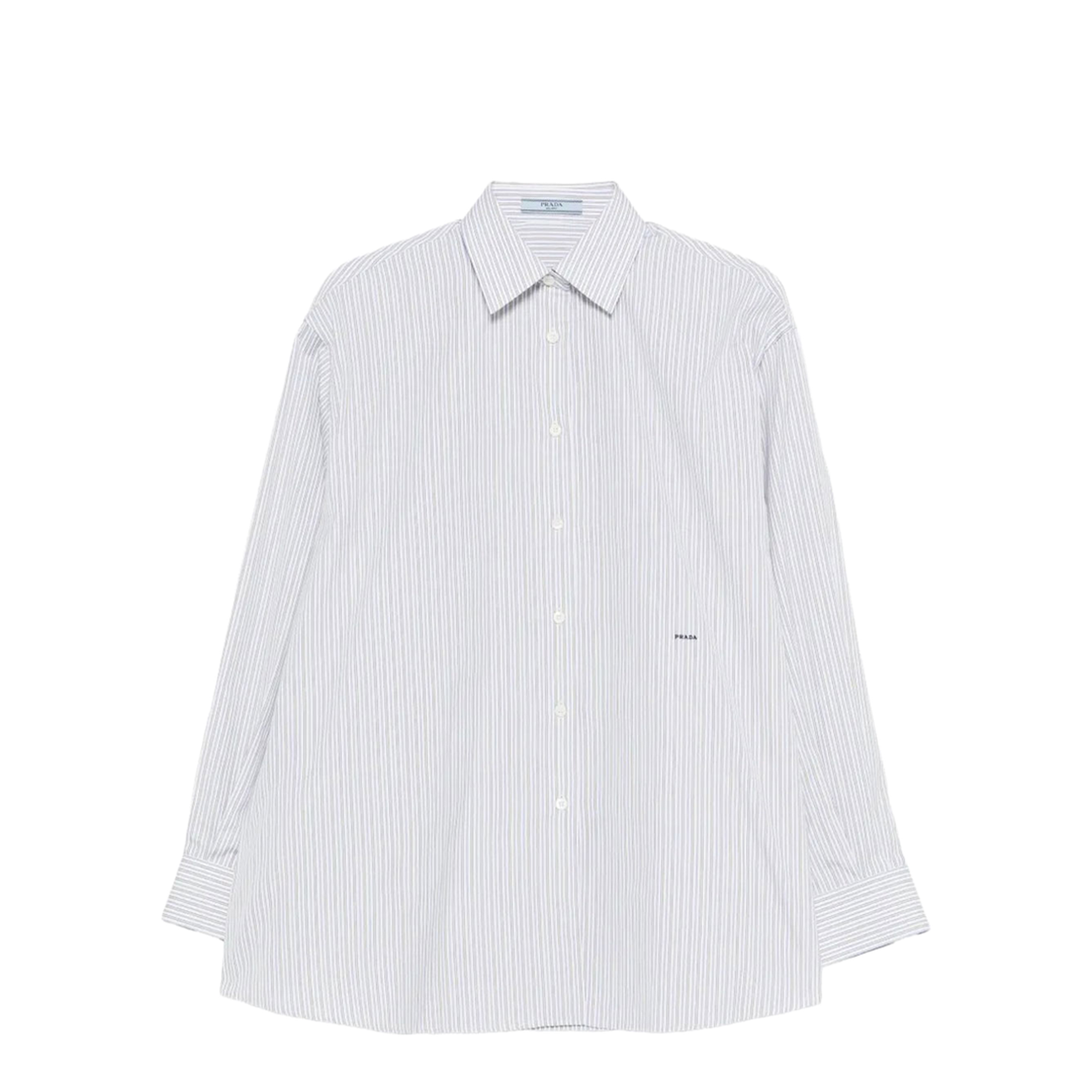 MAYFEYR - Prada - Double-Stripe Cotton Poplin Shirt - P493IRSOOO18RG
