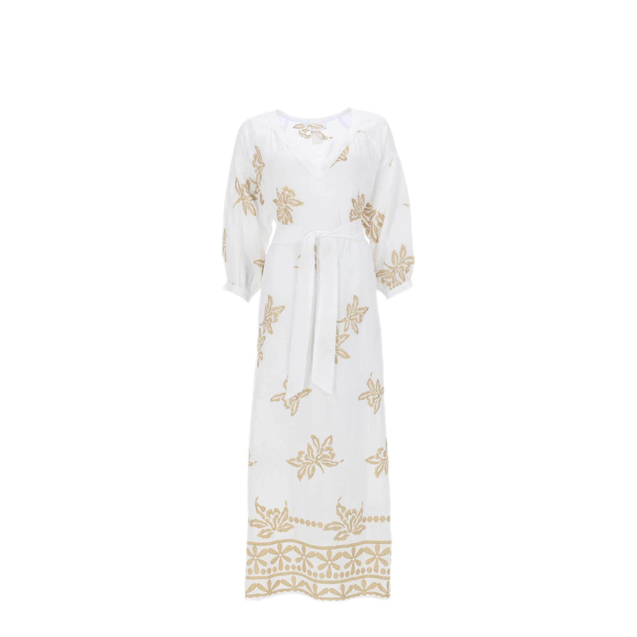 MAYFEYR - 120% LINO - Midi Dress With Print - 33ALIW4PLH000G477000050