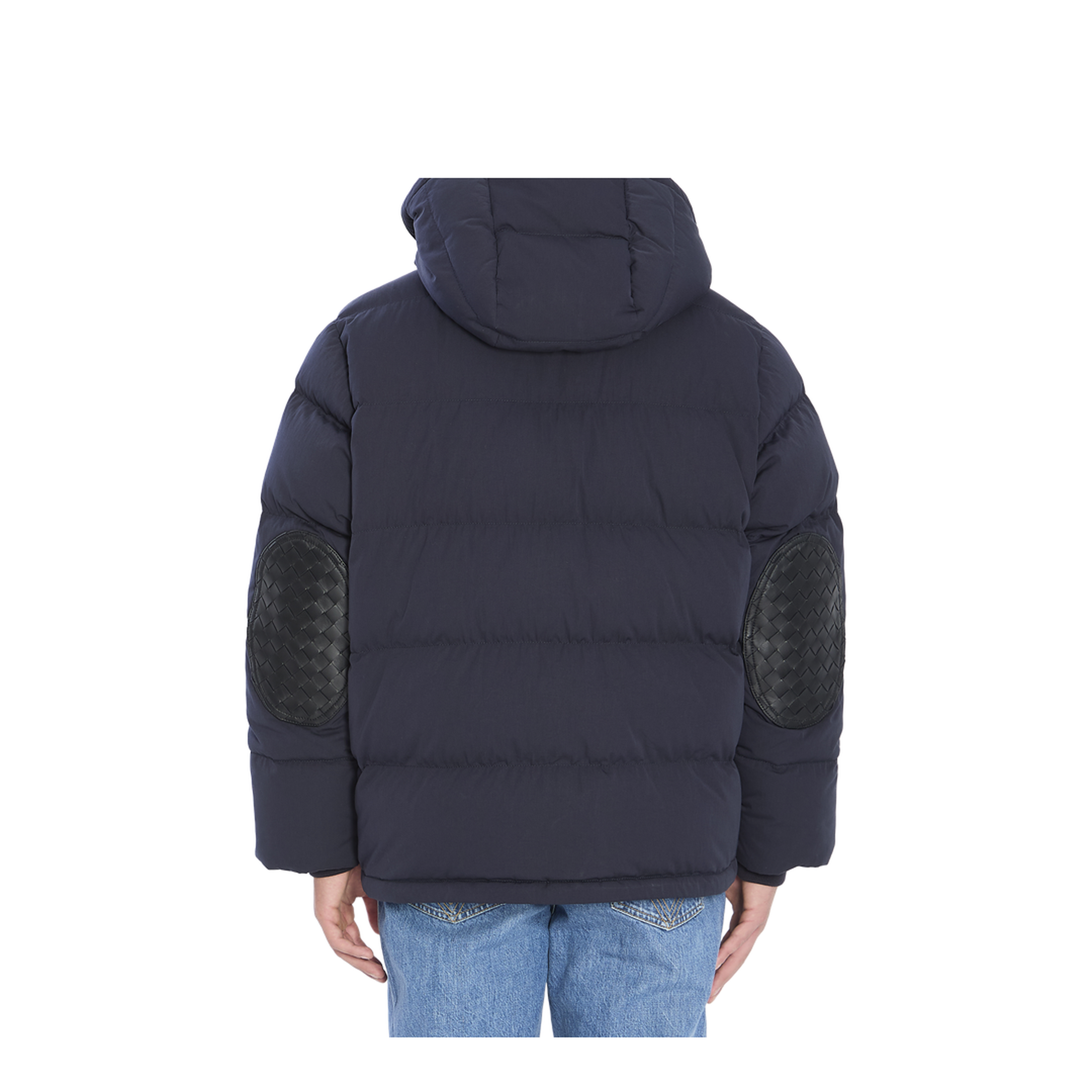 MAYFEYR - Bottega Veneta - Tech Cotton Puffer Jacket In Midnight Blue - 837046V5O604246