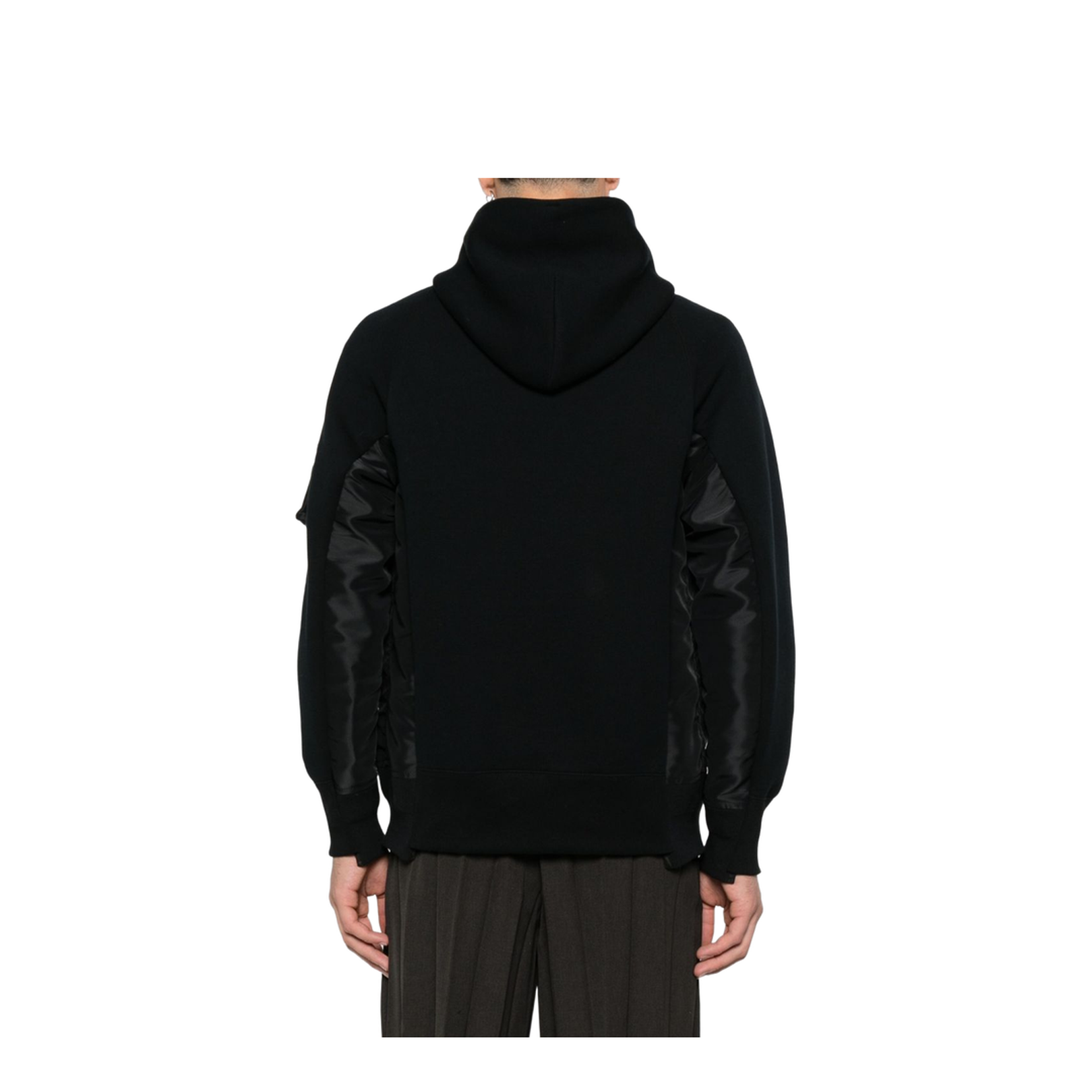 Cotton and Nylon Hoodie