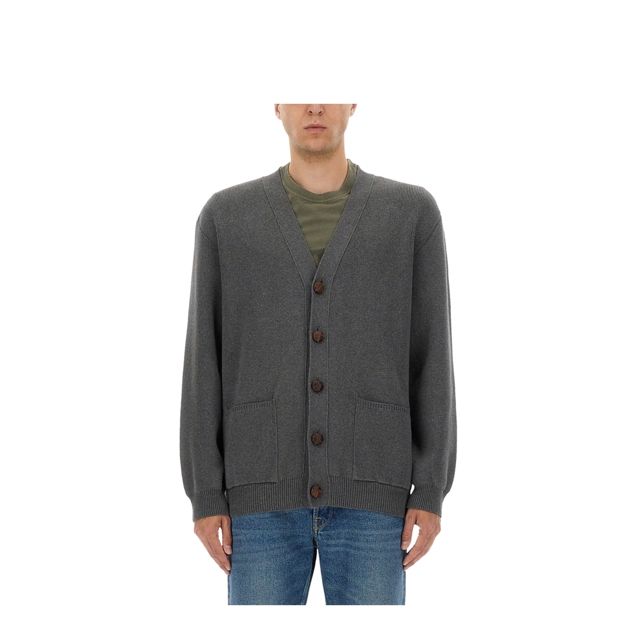 Melange Cotton Cardigan