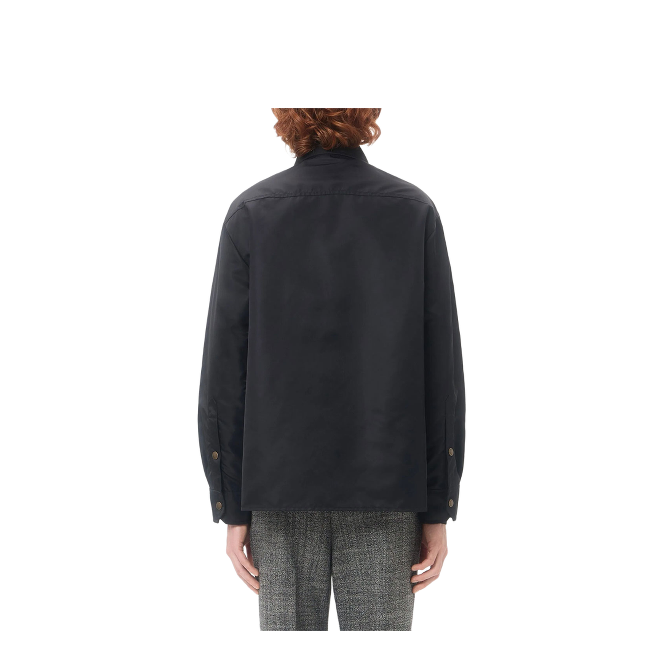 MAYFEYR - Valentino - Nylon Shirt Jacket With Vgold - VCIO06BET