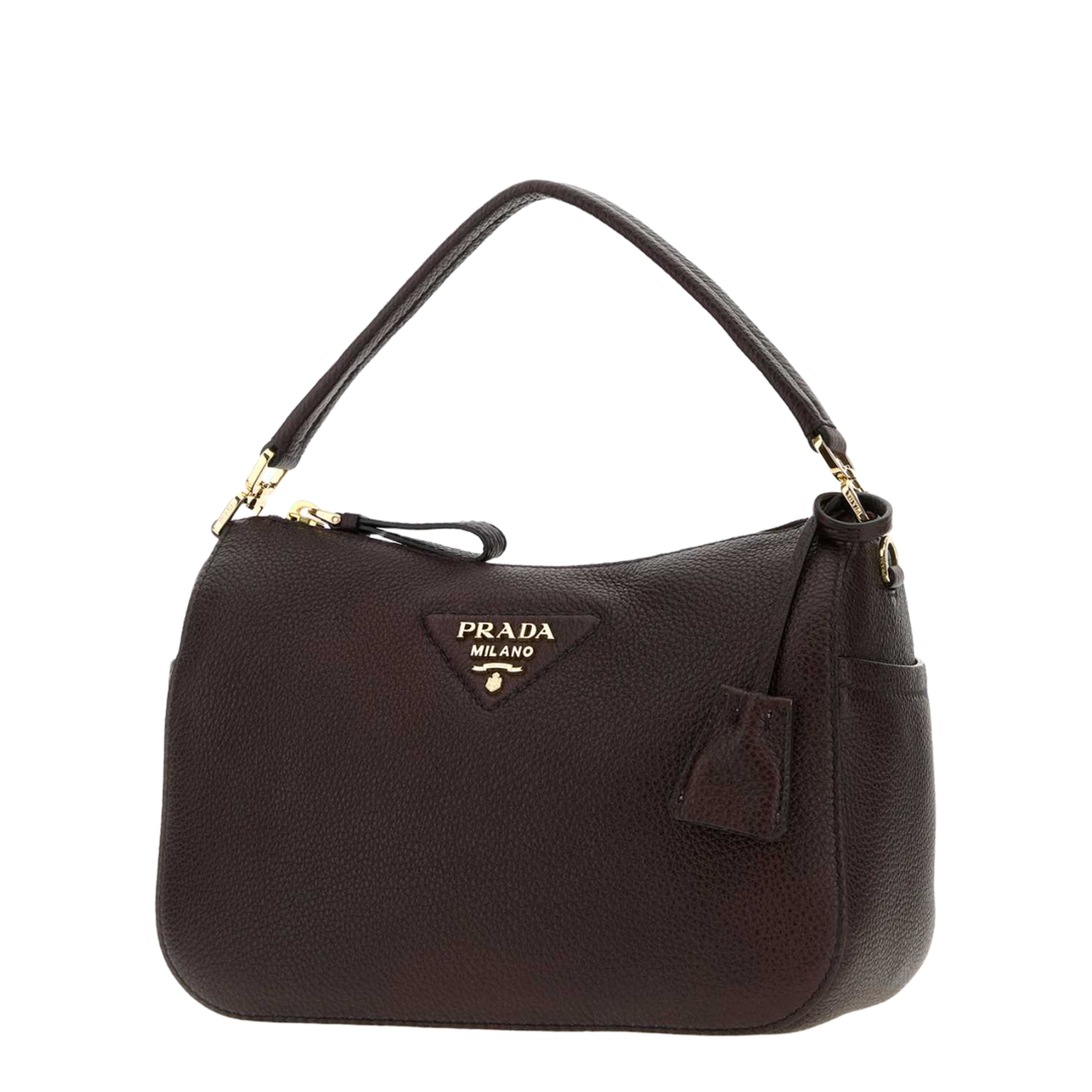 MAYFEYR - Prada - Dark Brown Leather Small Handbag - 1BC277VONM2DKVF05T8