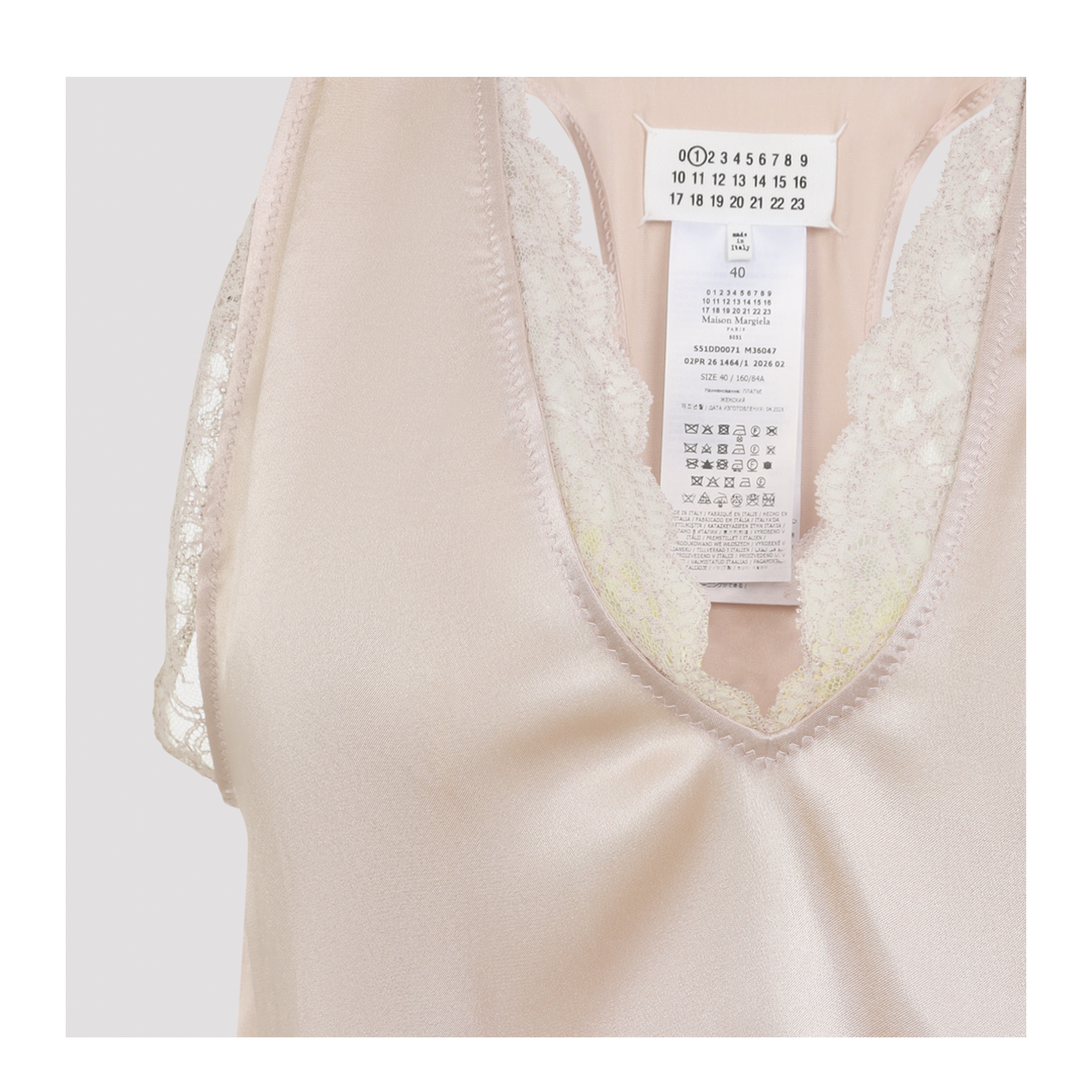 MAYFEYR - Maison Margiela - Lace Slip Midi Dress - S51DD0071M36047