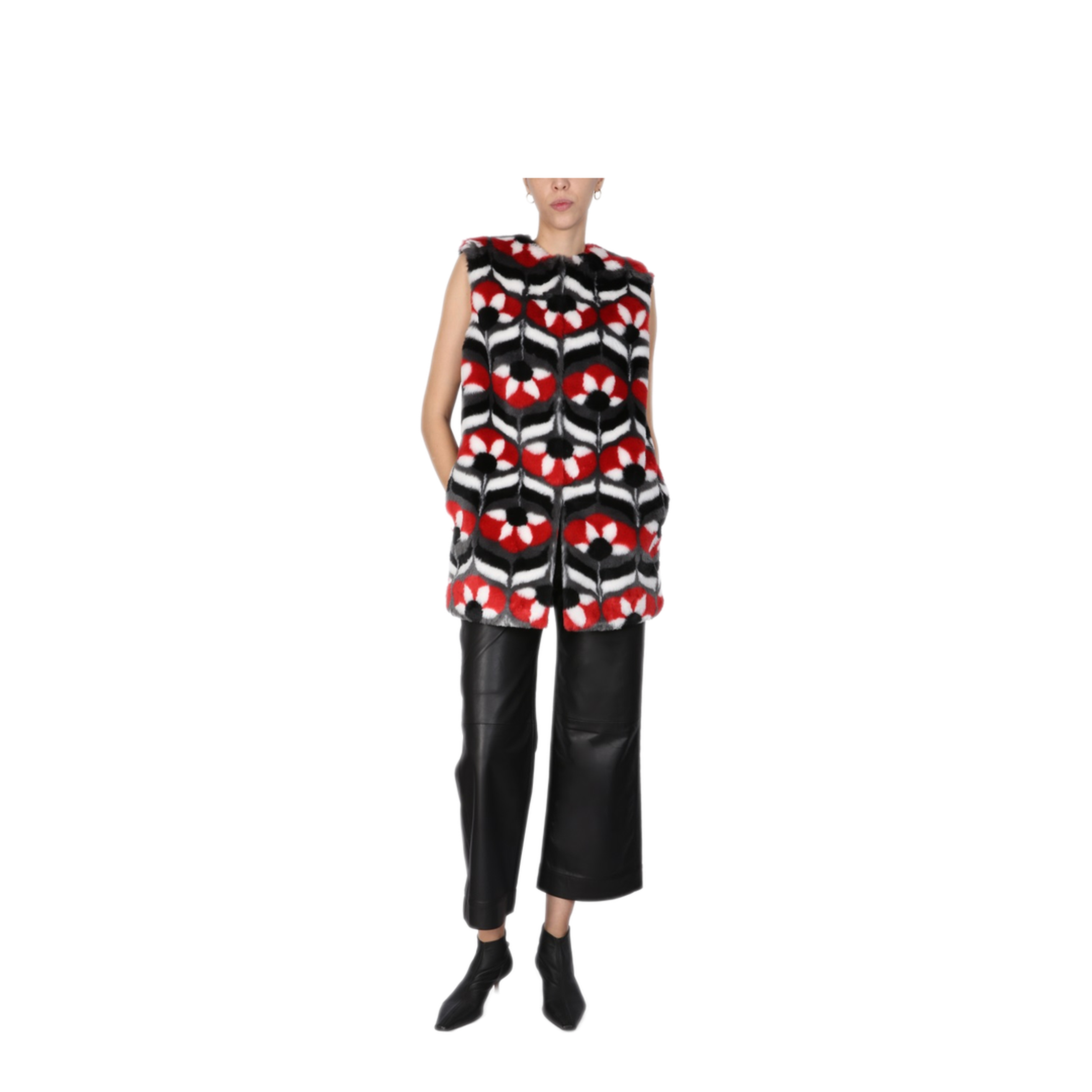 MAYFEYR - BOUTIQUE MOSCHINO - Faux Fur Vest - 061061351555
