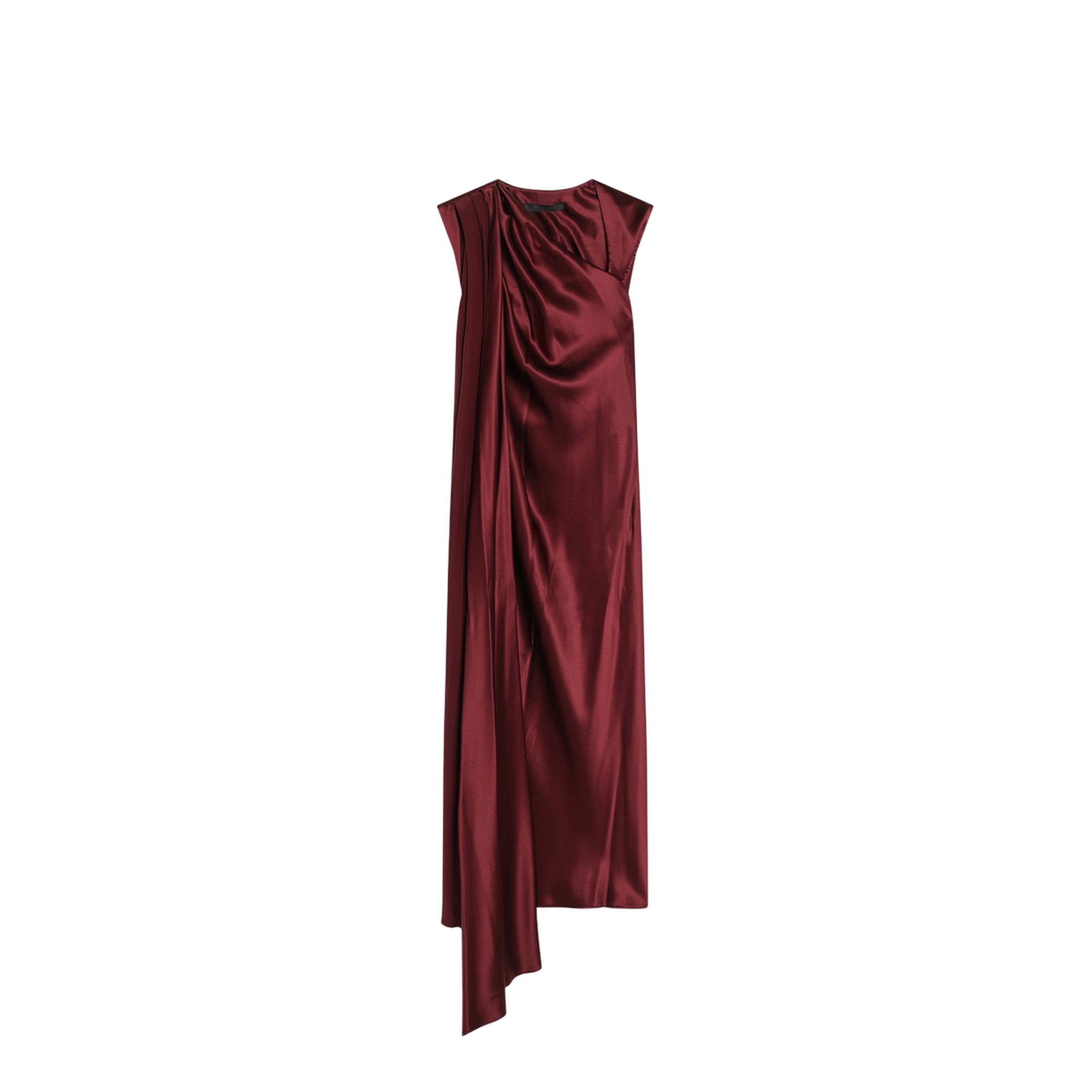 Raspberry Cape Detail Dress