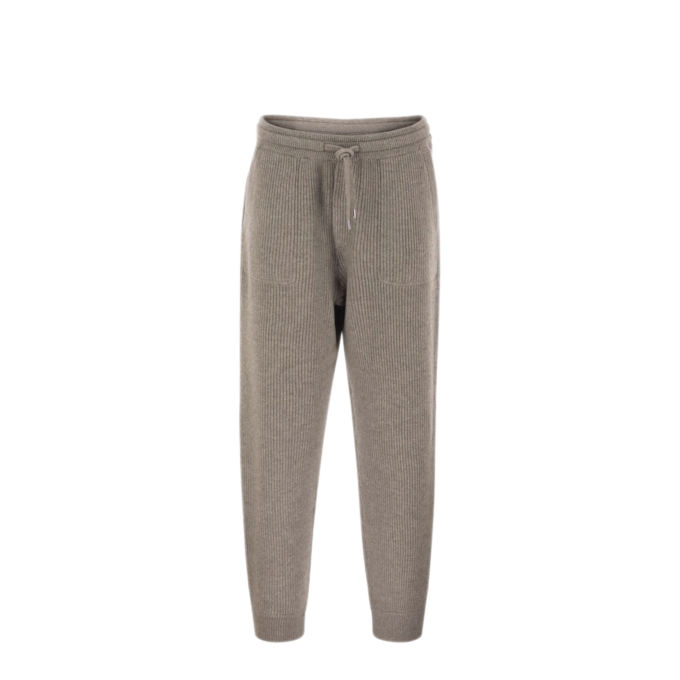 MAYFEYR - Brunello Cucinelli - Cashmere Rib Knit Joggers With Drawstring - M22704849GC9756