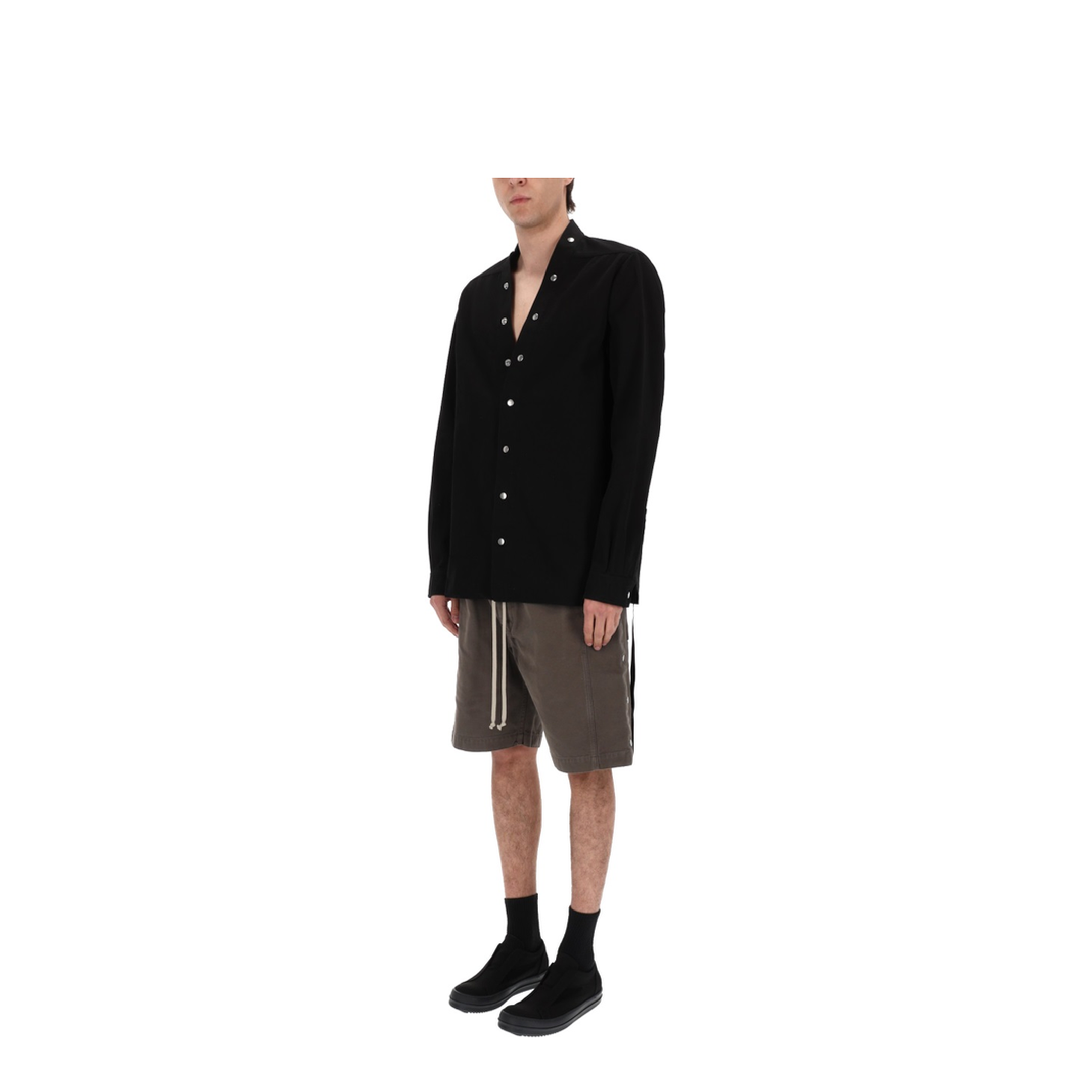 MAYFEYR - Rick Owens - Wide Pusher Shorts - DU01F4373CVS34