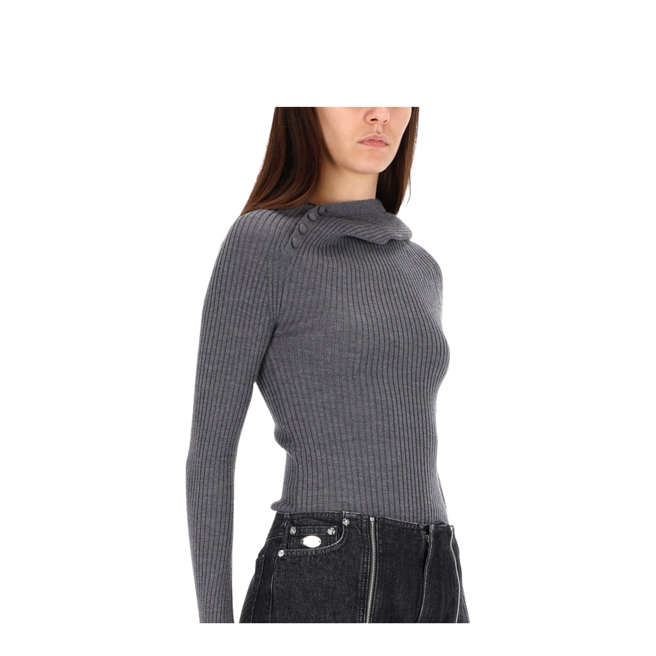 Ribbed Wool Sweater