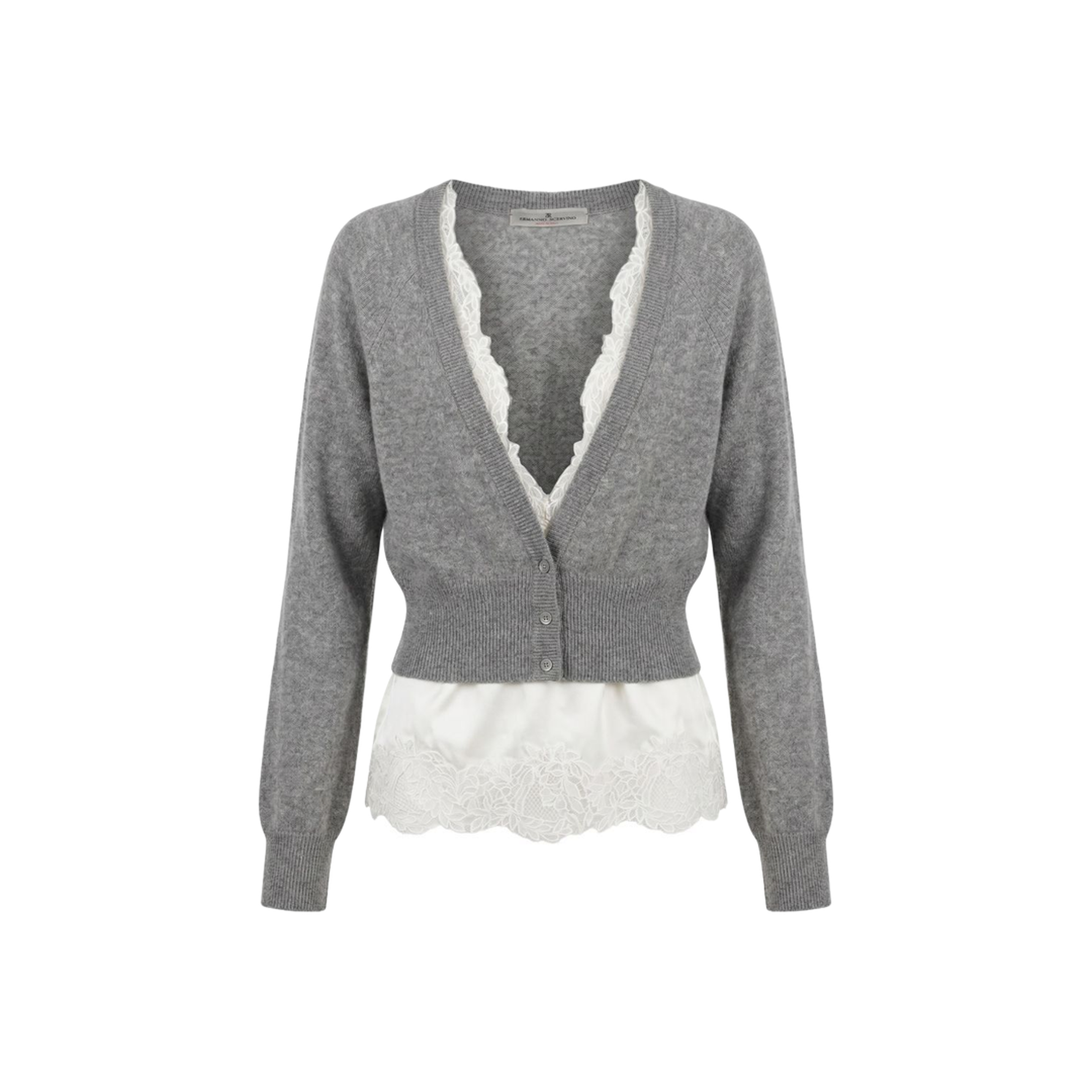 MAYFEYR - Ermanno Scervino - Sweaters Grey - D492N300APPYUN1704