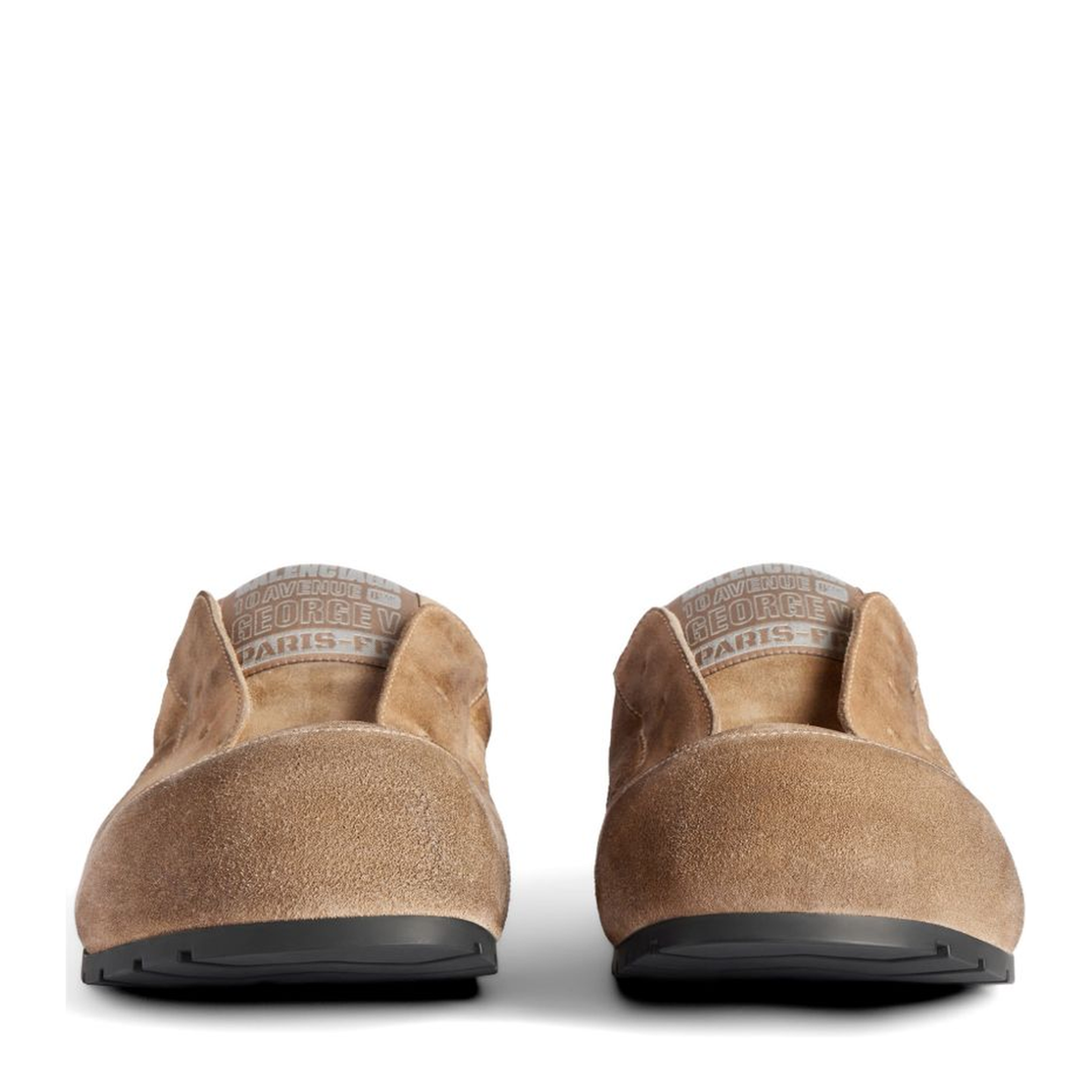 Dumbo Sabot in Distressed Suede Calfskin