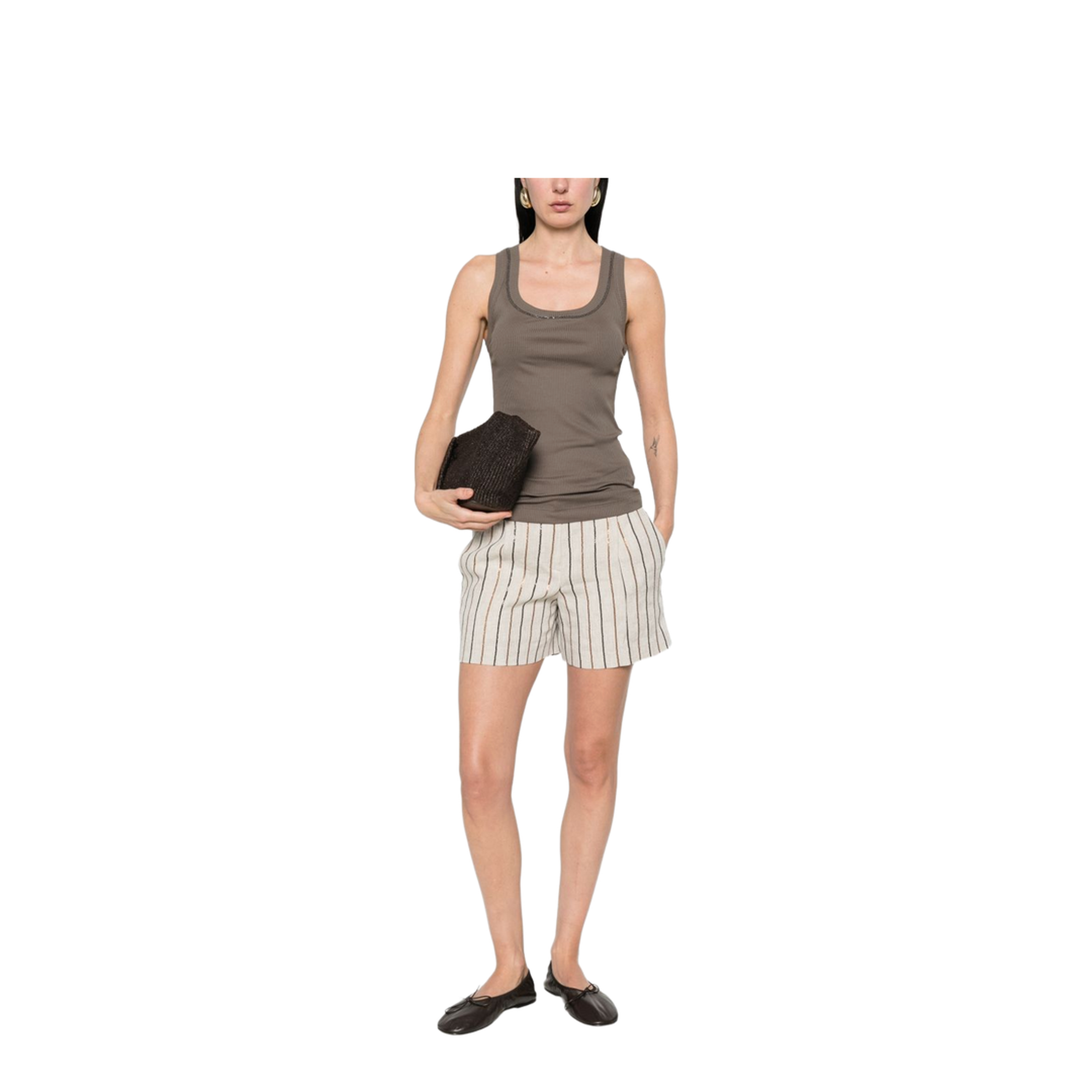 Women's Striped Shorts