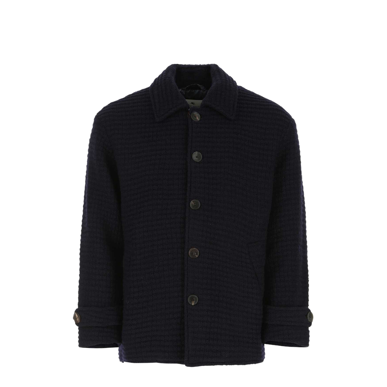 Blue Knit Jacket