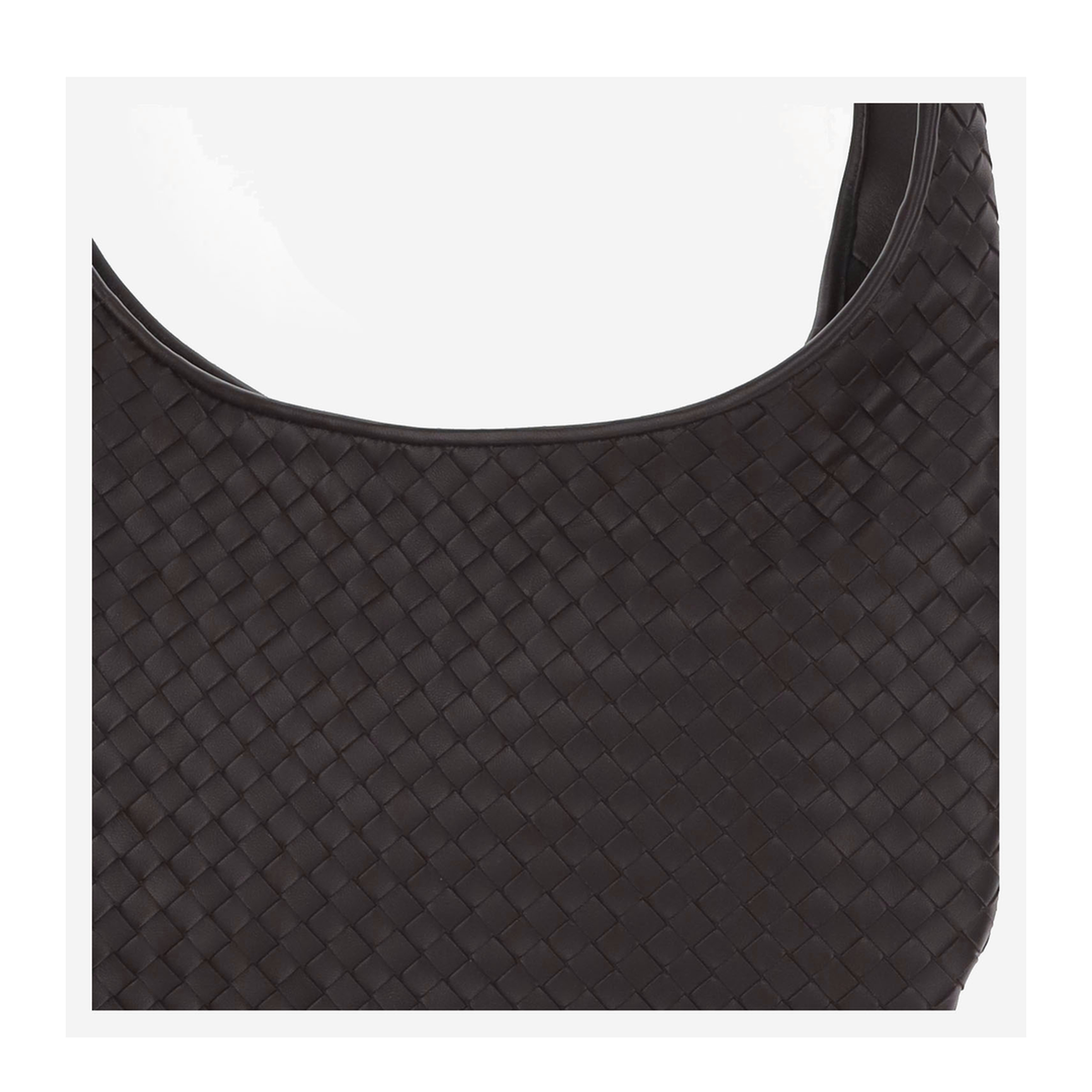 Veneto Medium Lambskin Shoulder Bags - Brown