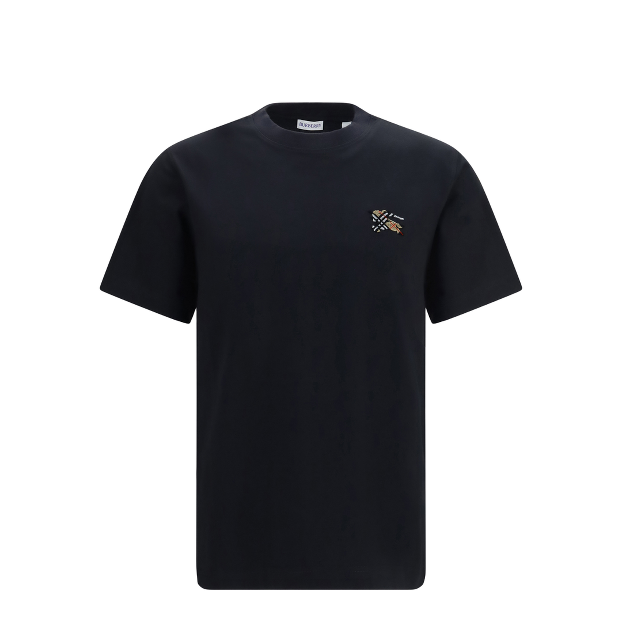 MAYFEYR - Burberry - Embroidered Logo Cotton T-Shirt - 8127949