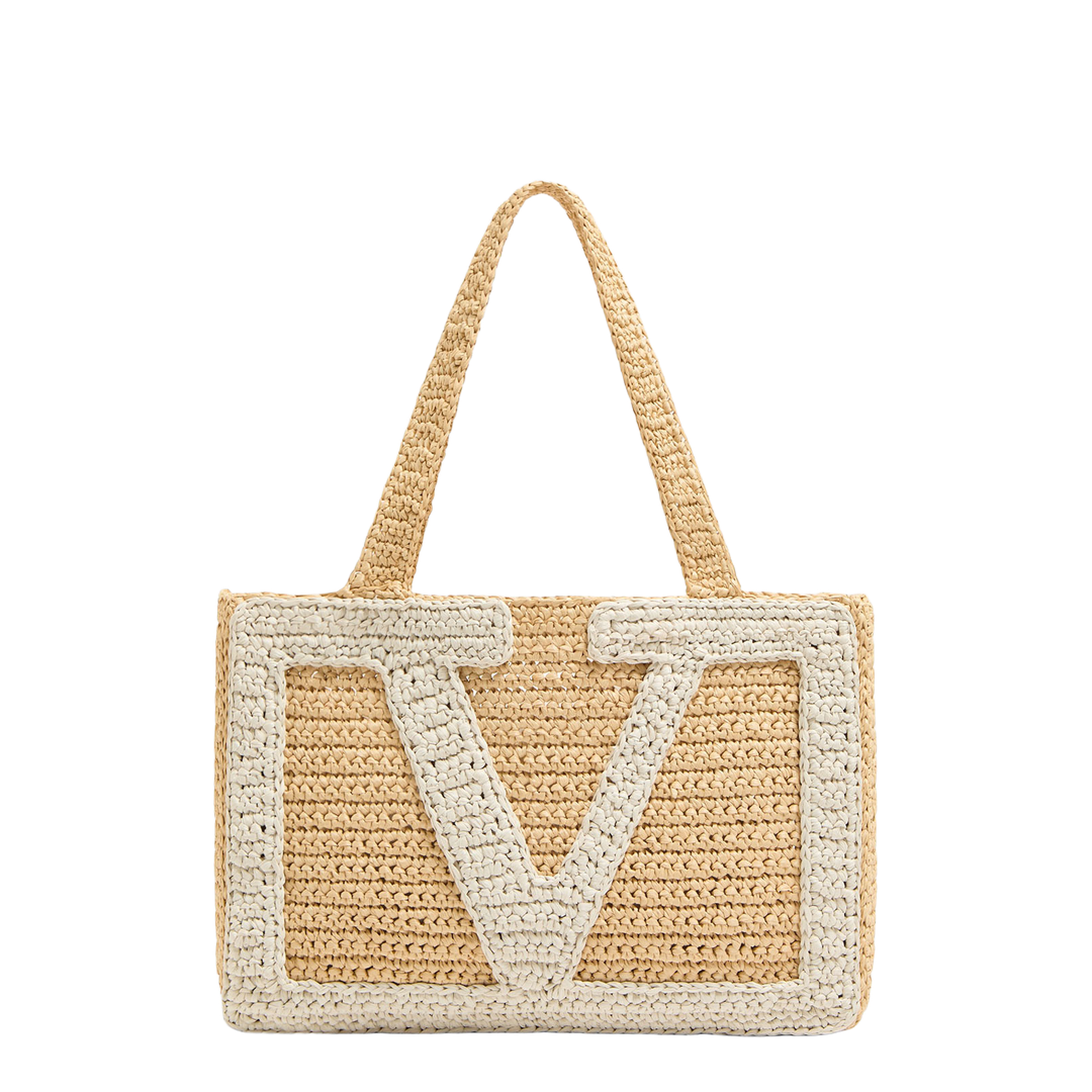 Medium Tote Viva Superstar Crochet Crochet Rafia