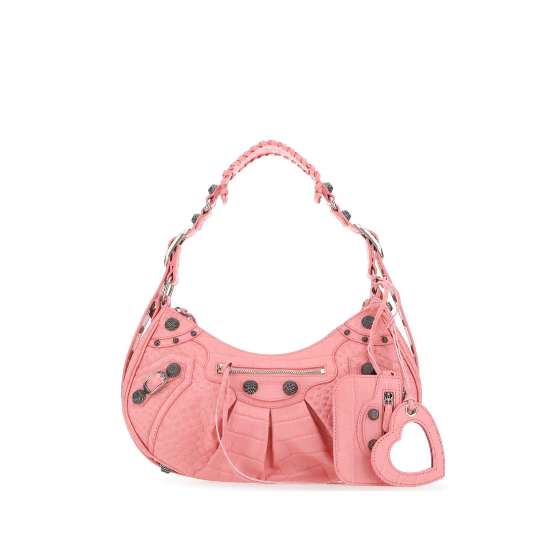 Le Cagole Small Shoulder Bag in Pink