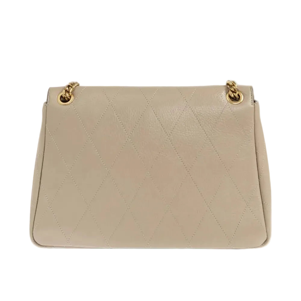 Charlie Quilted Shoulder Bags - Beige