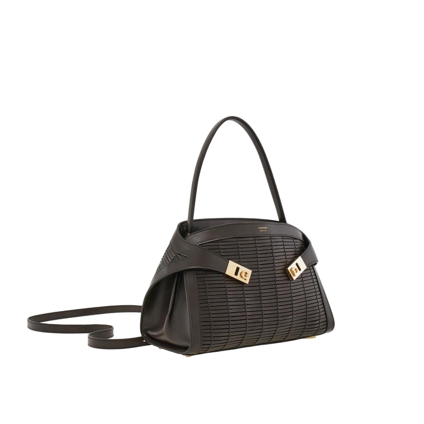 Hug Soft Medium Calfskin Tote Bag - Moro (Dark Brown)