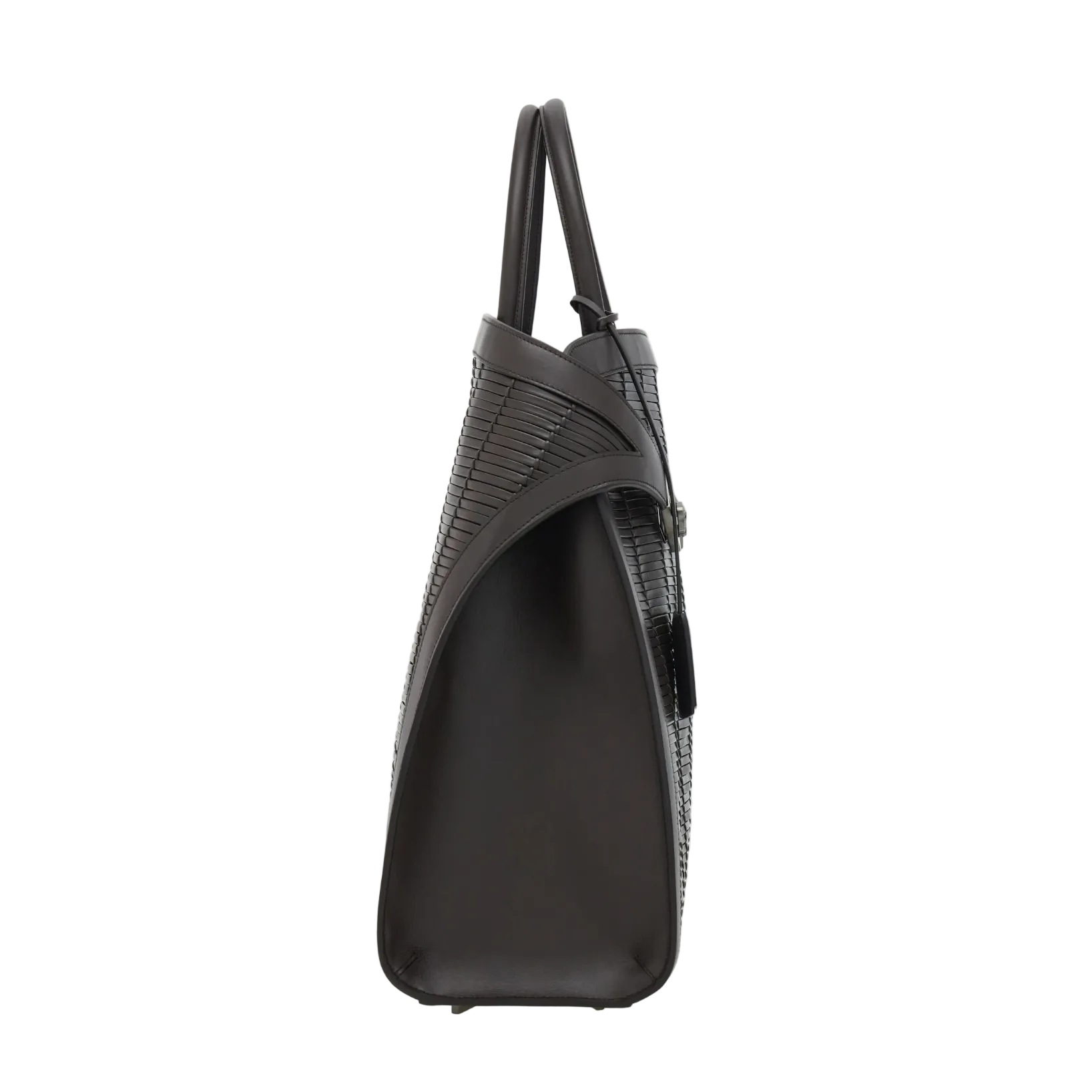 Hug Medium Calfskin Tote Bags - Testa Di Moro