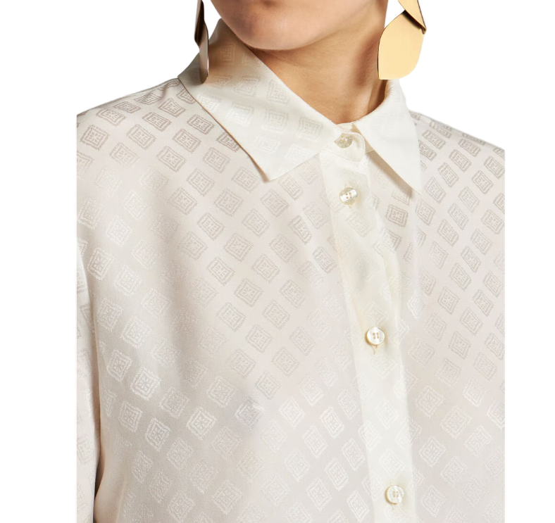 Silk Jacquard Shirt