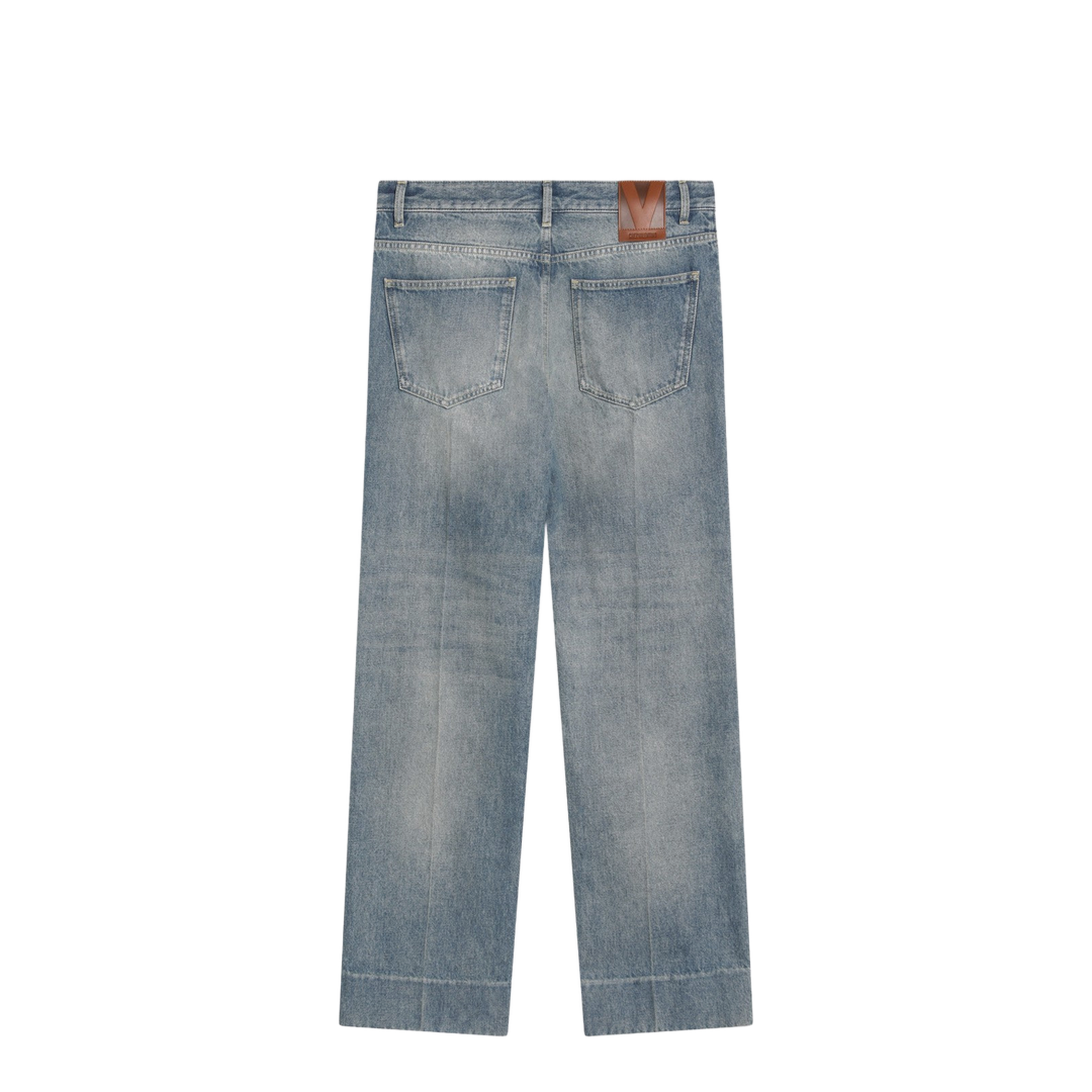 Straight Leg Jeans in Denim