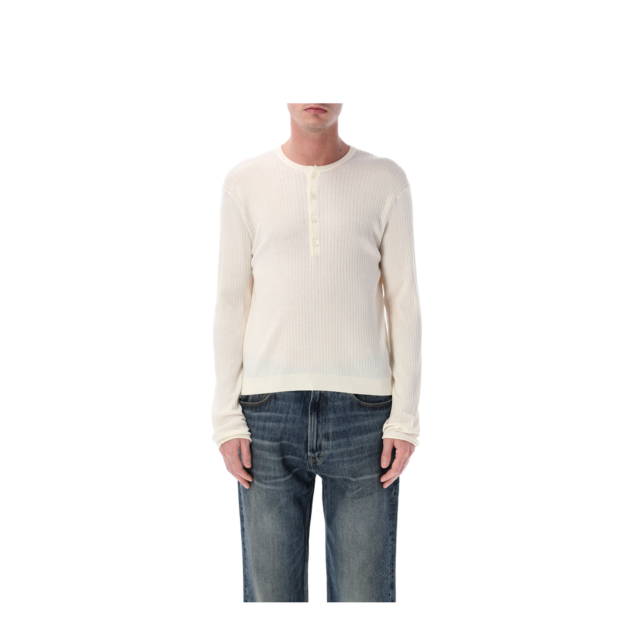 MAYFEYR - Our Legacy - Fine Henry Cotton T-Shirt - M2263FIIVORY
