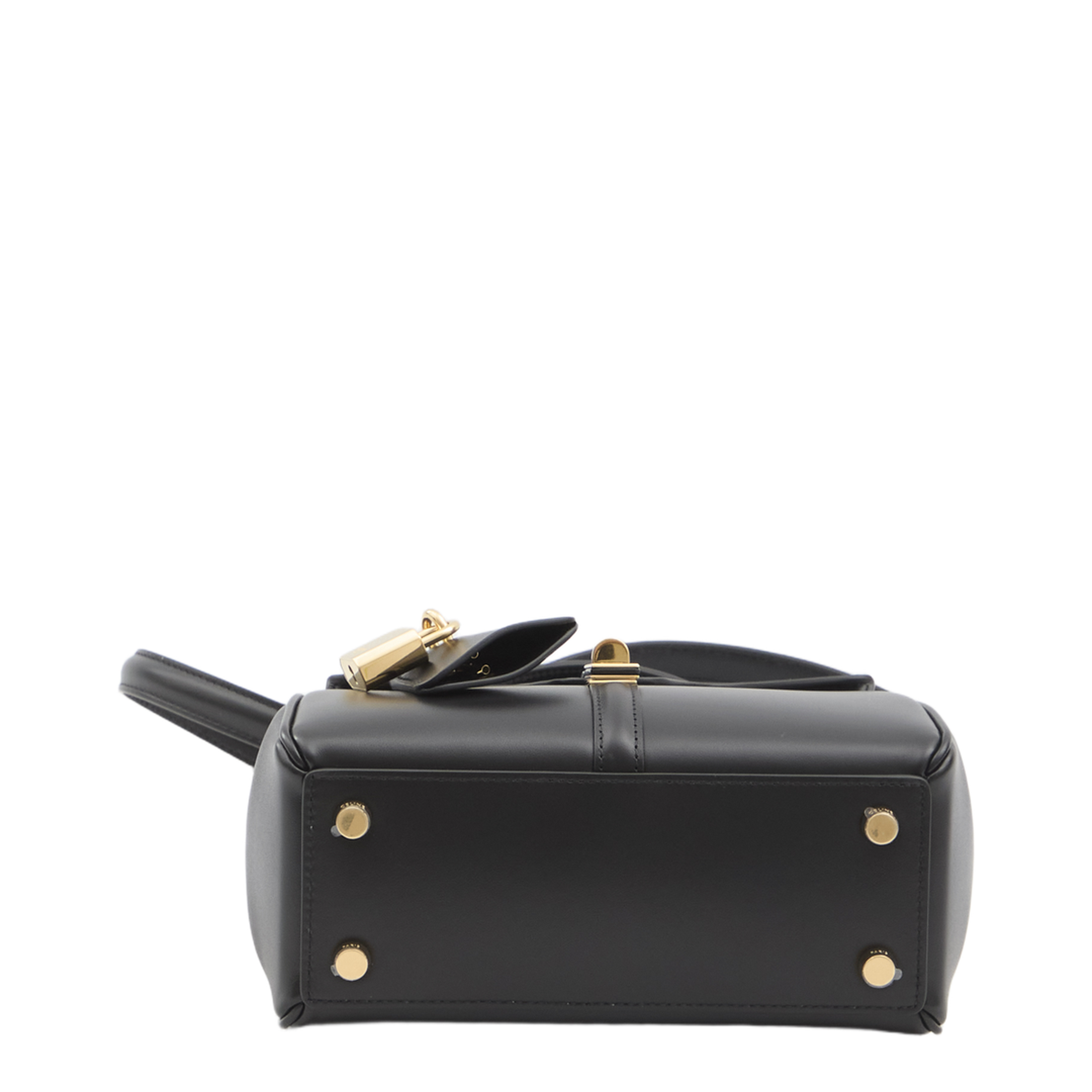 Mini 16 Bag in Satin-Finish Black Calfskin