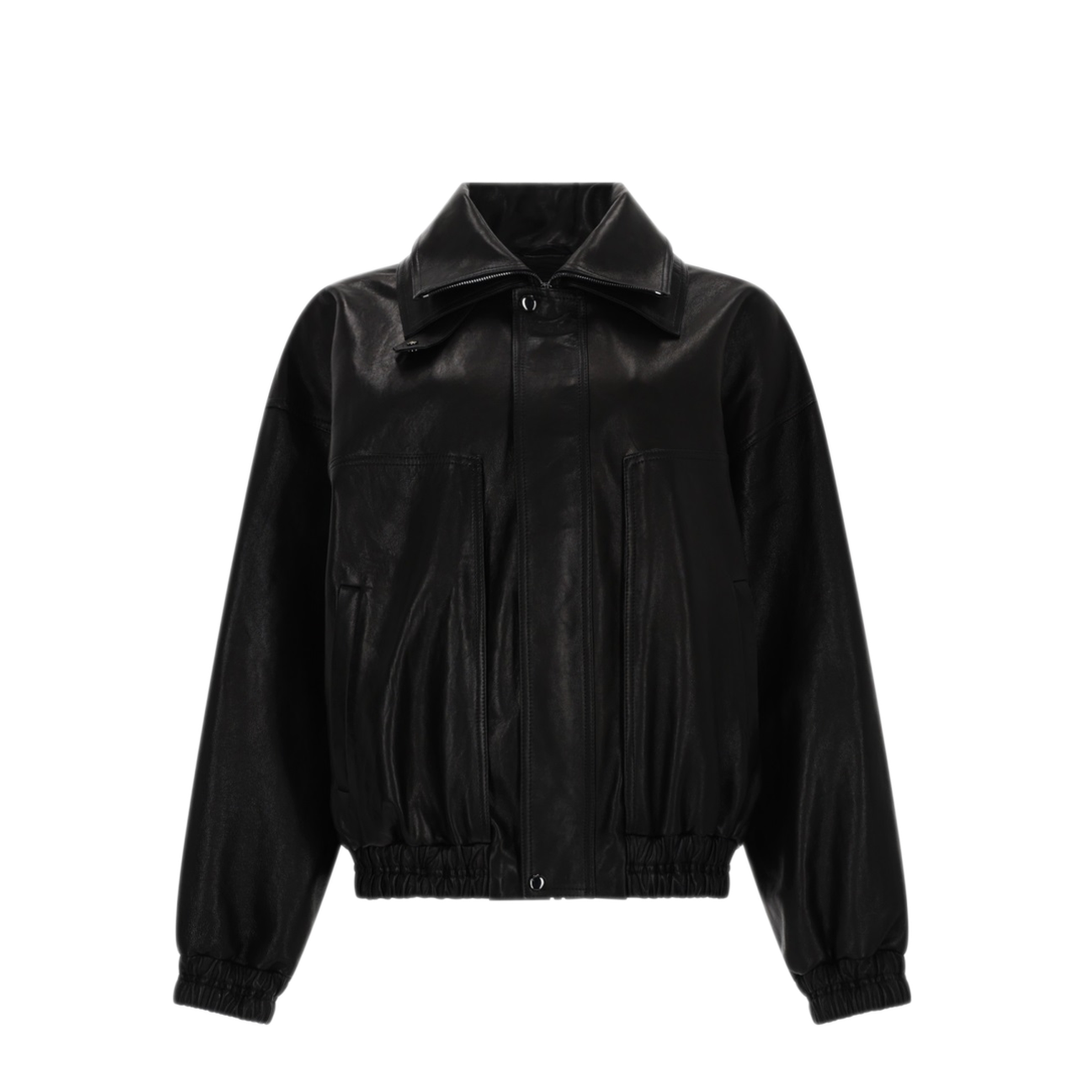 MAYFEYR - Magda Butrym - Bomber Jacket In Sheep Leather - 399526BLACK