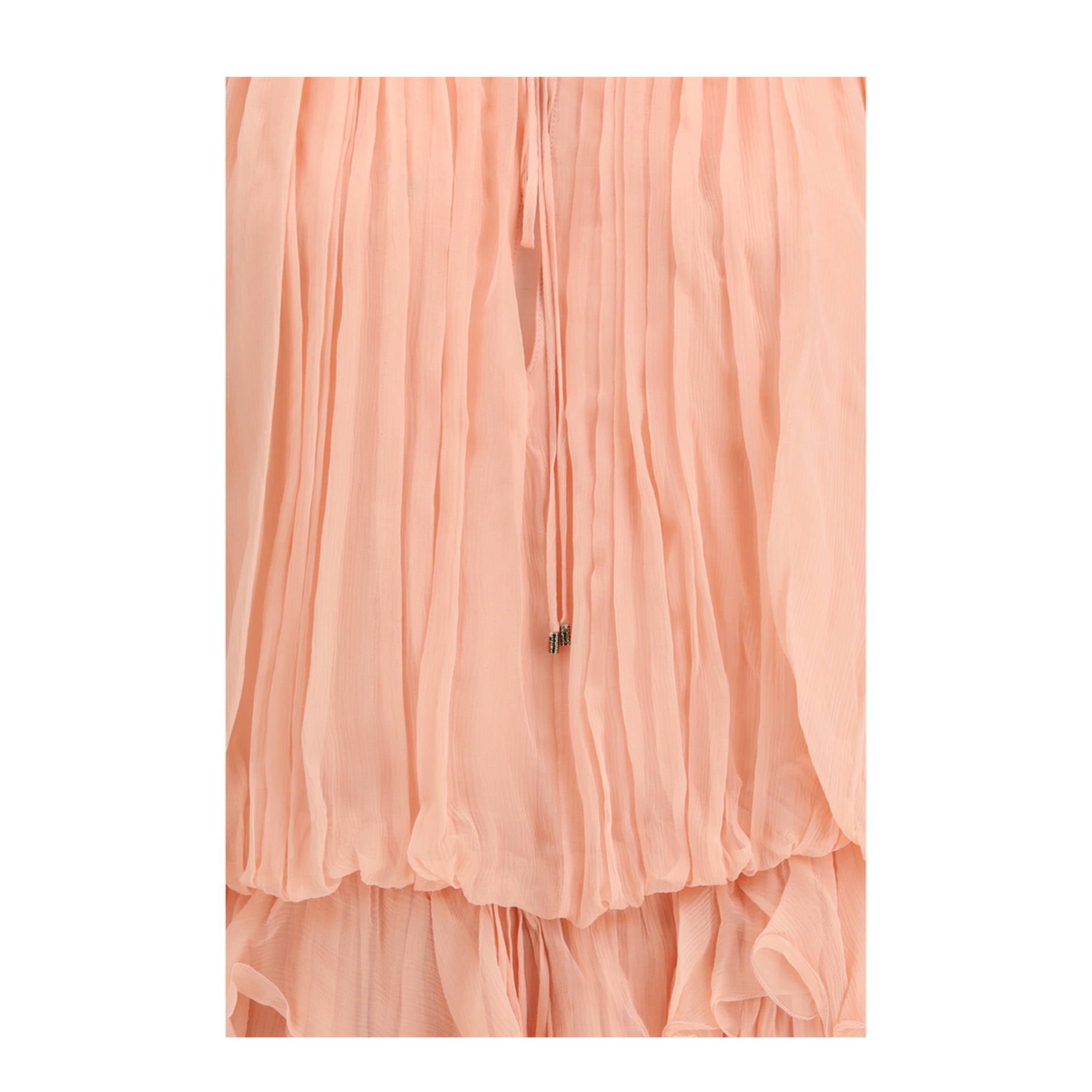 MAYFEYR - Chloè - Mini Dress With Cape In Silk Muslin - CH26SRO02001