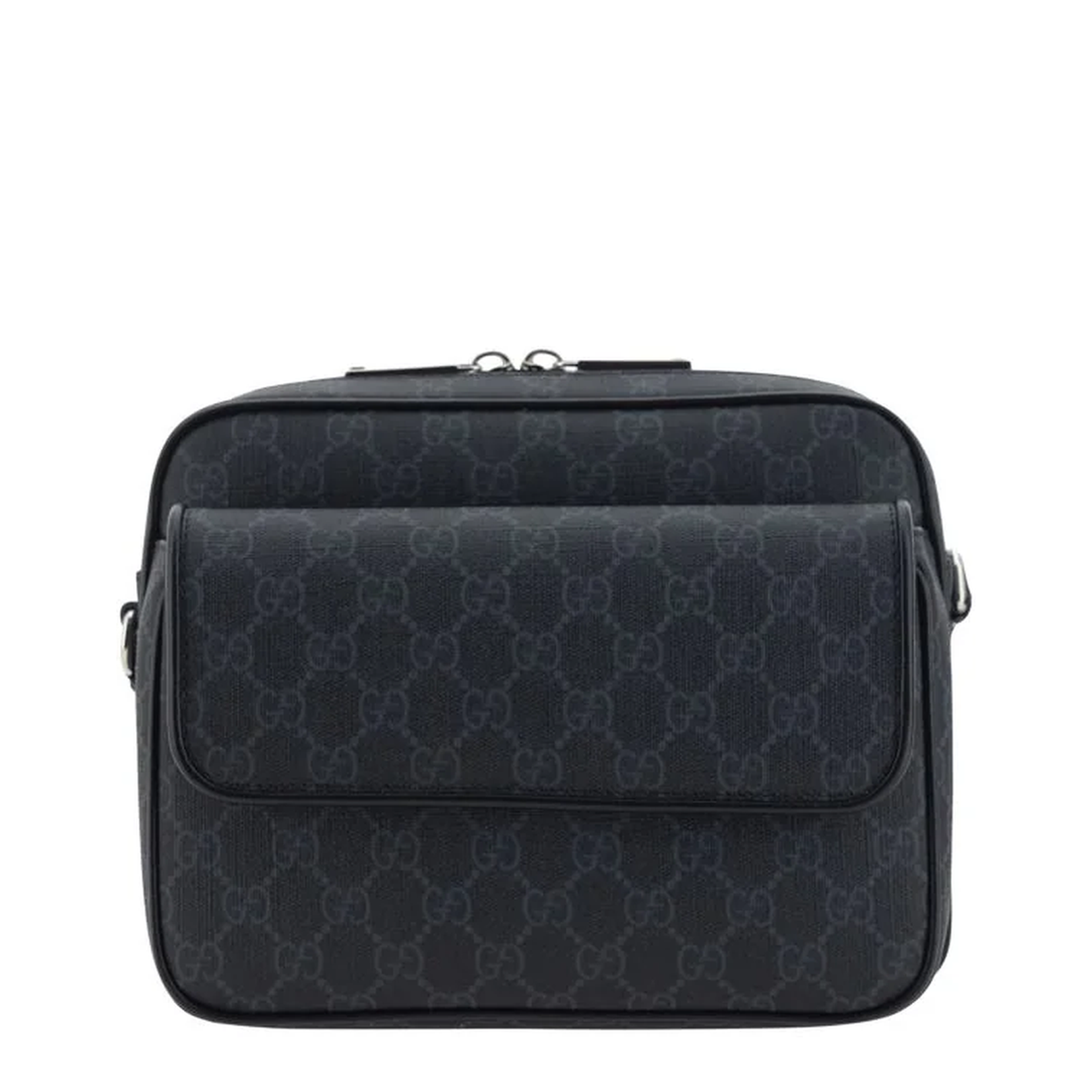 GG Black Small Leather Crossbody Bags - Black